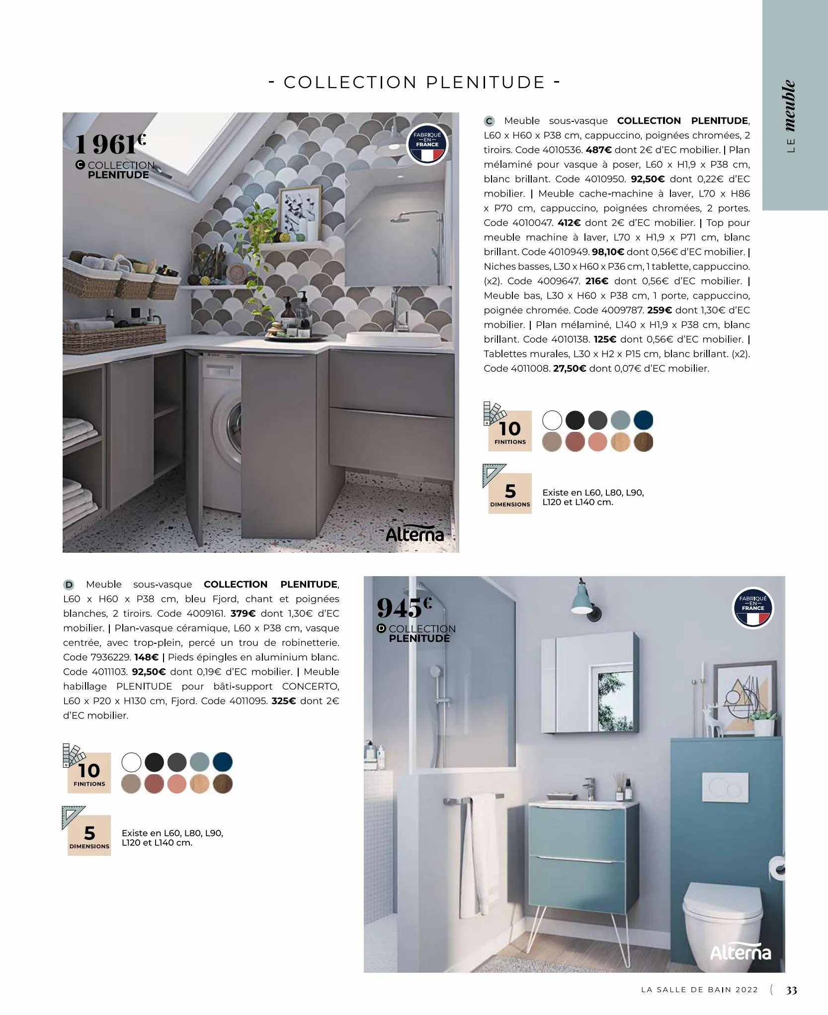 Catalogue Catalogue salle de bain, page 00033