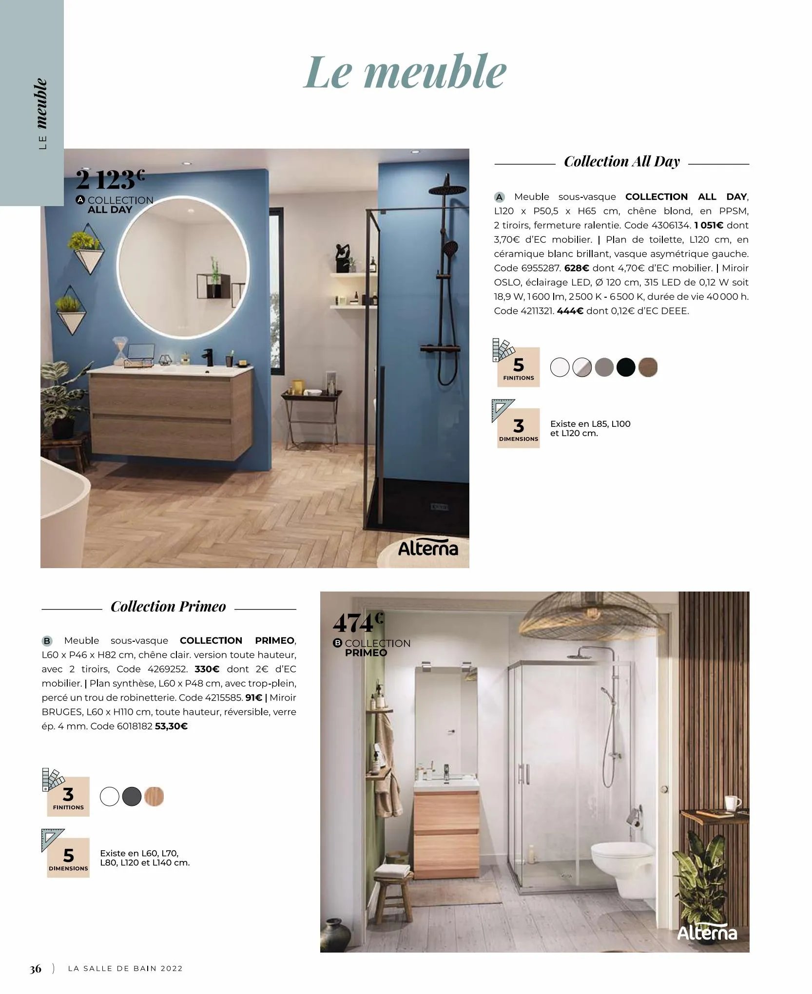 Catalogue Catalogue salle de bain, page 00036