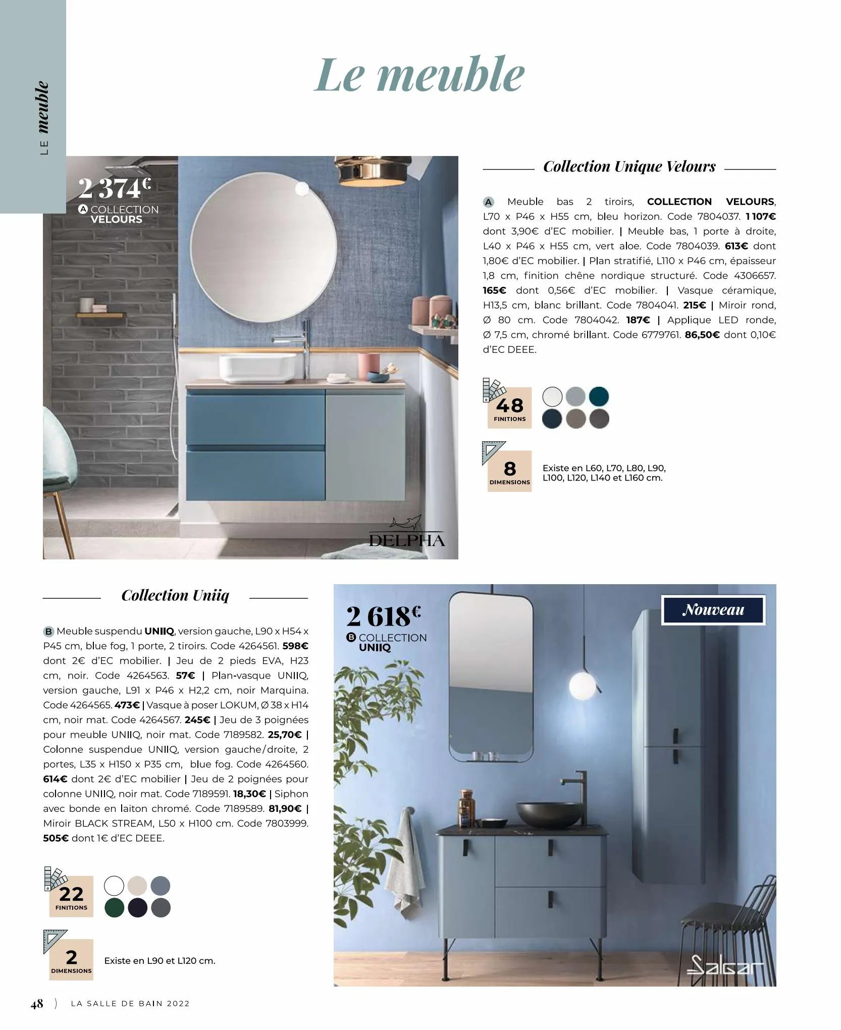 Catalogue Catalogue salle de bain, page 00048