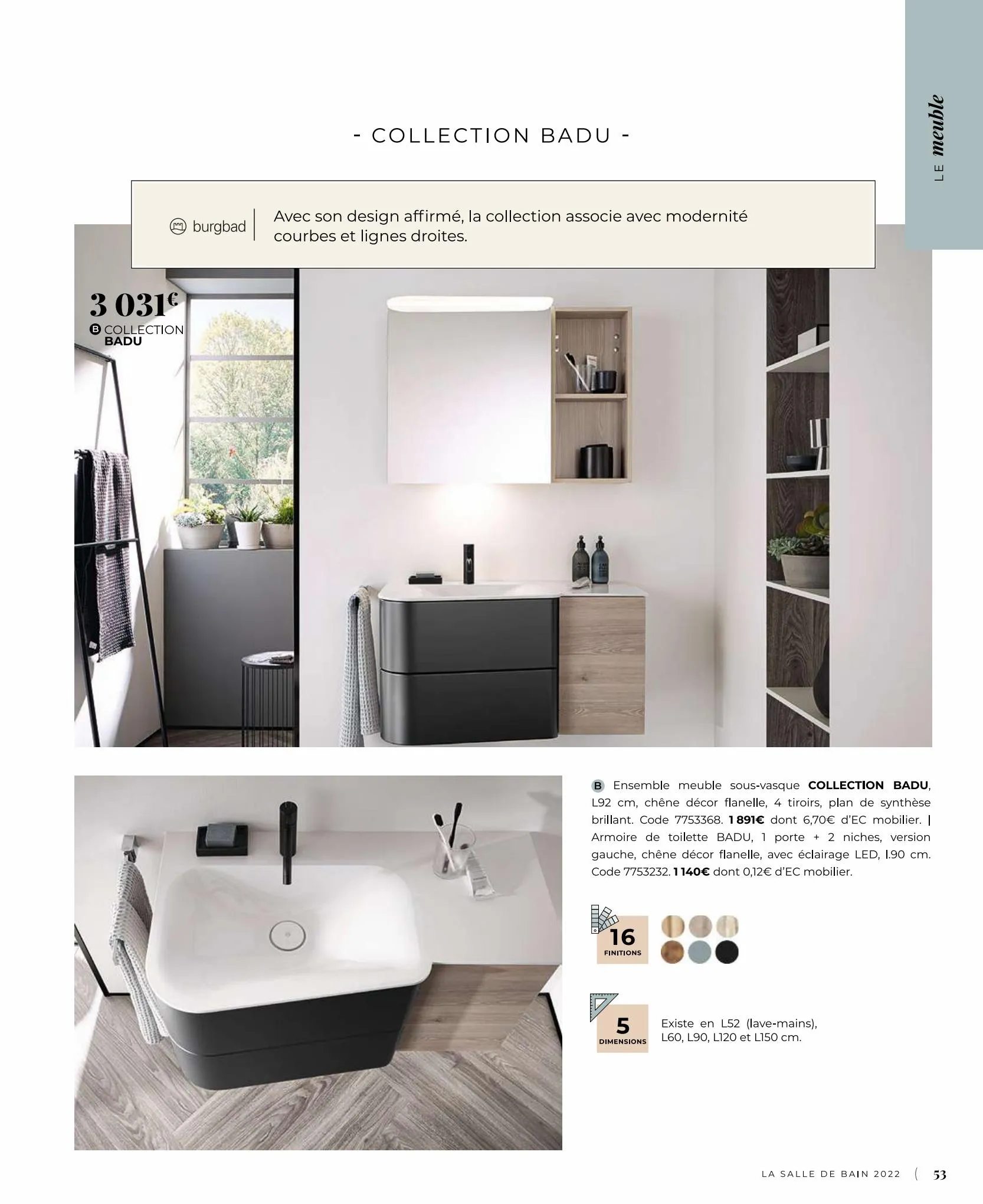 Catalogue Catalogue salle de bain, page 00053