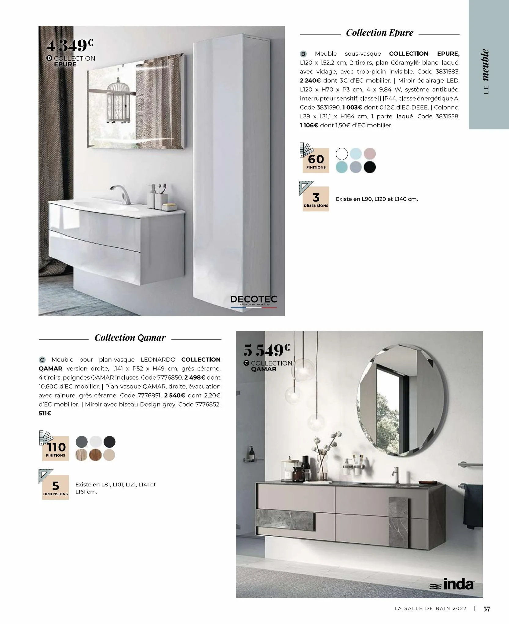 Catalogue Catalogue salle de bain, page 00057
