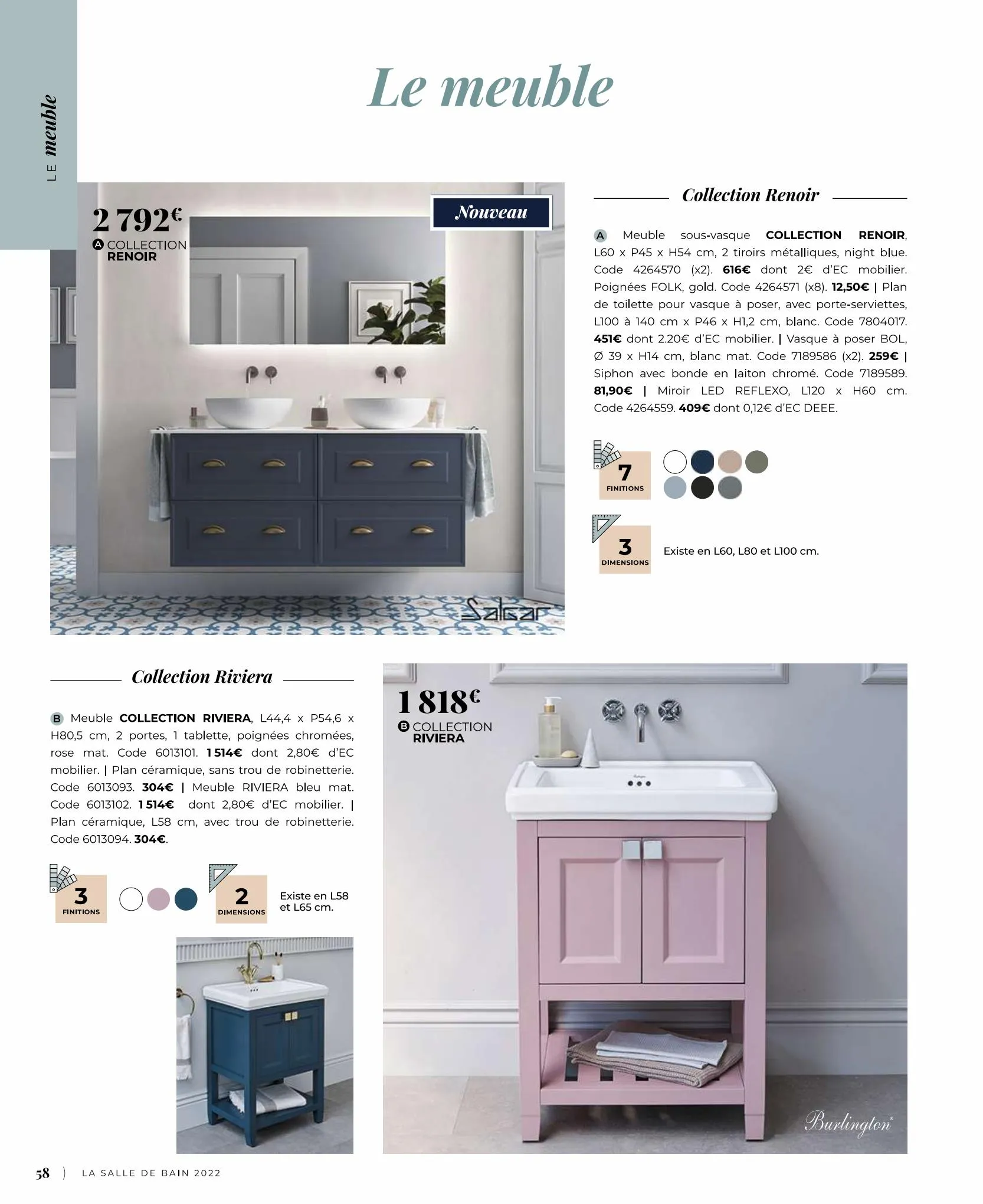 Catalogue Catalogue salle de bain, page 00058