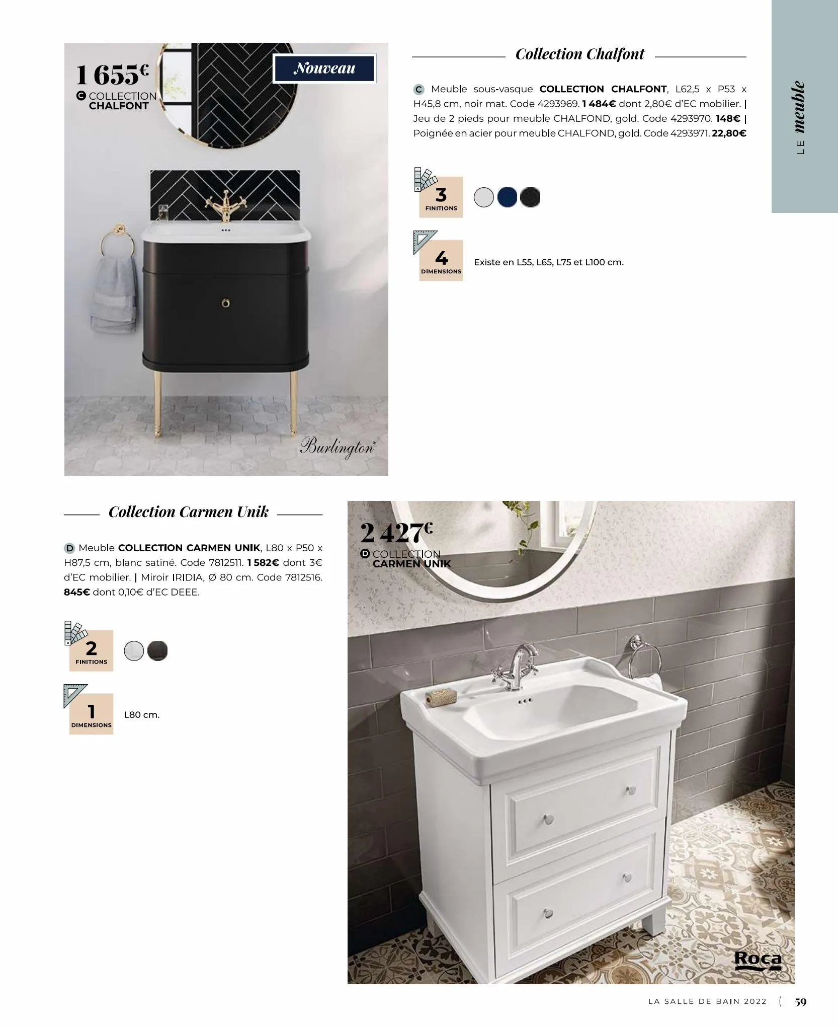 Catalogue Catalogue salle de bain, page 00059