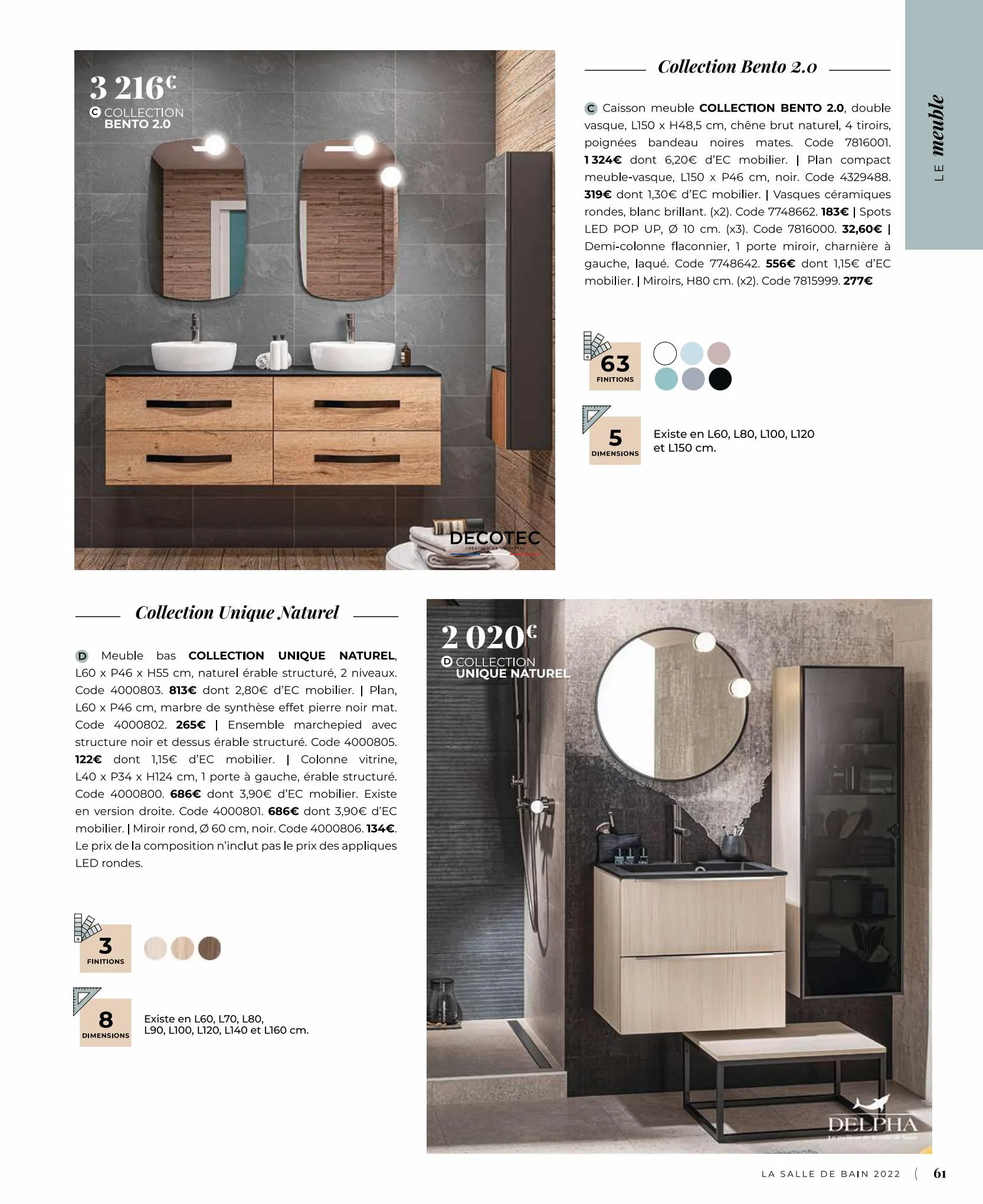 Catalogue Catalogue salle de bain, page 00061