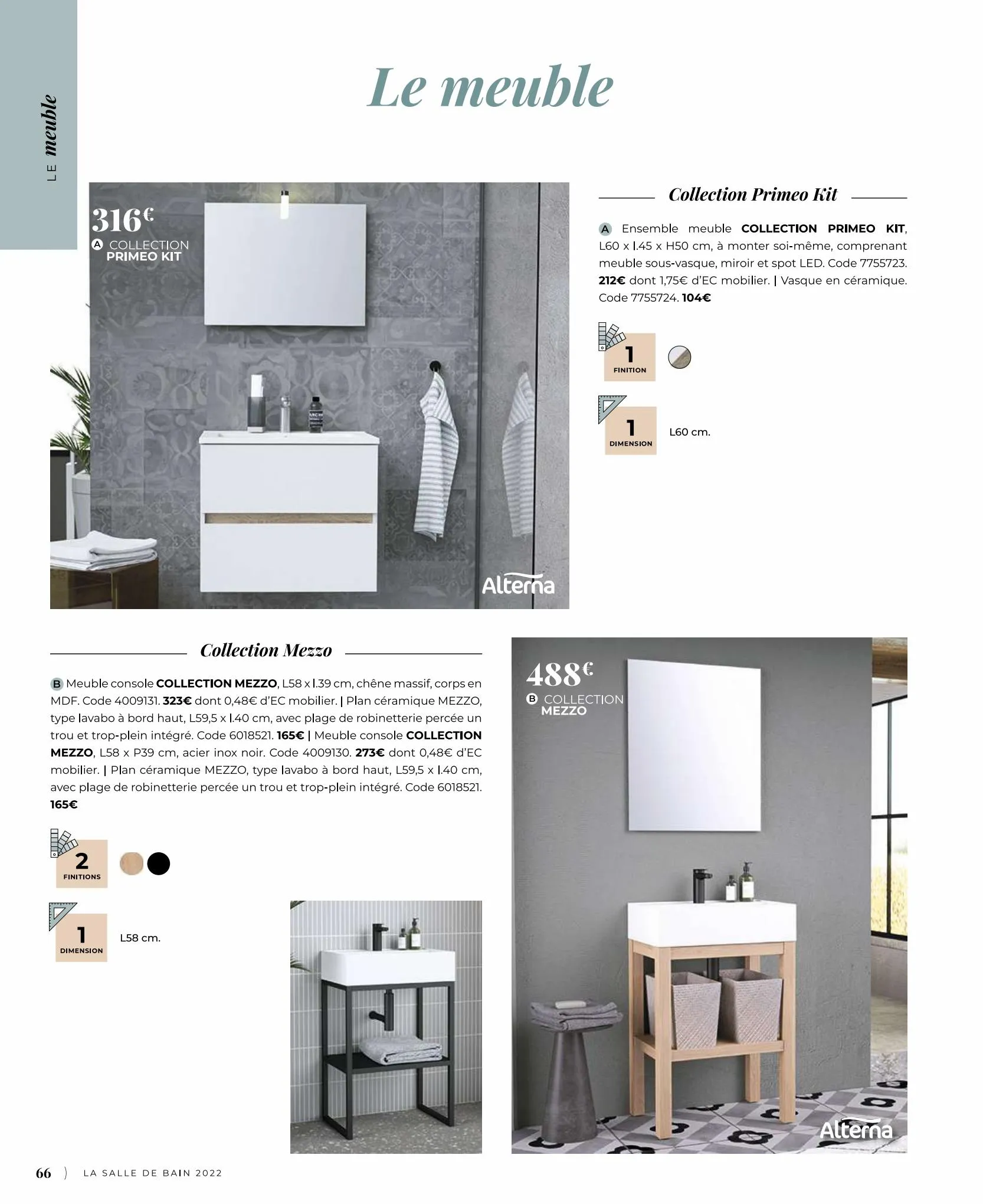 Catalogue Catalogue salle de bain, page 00066