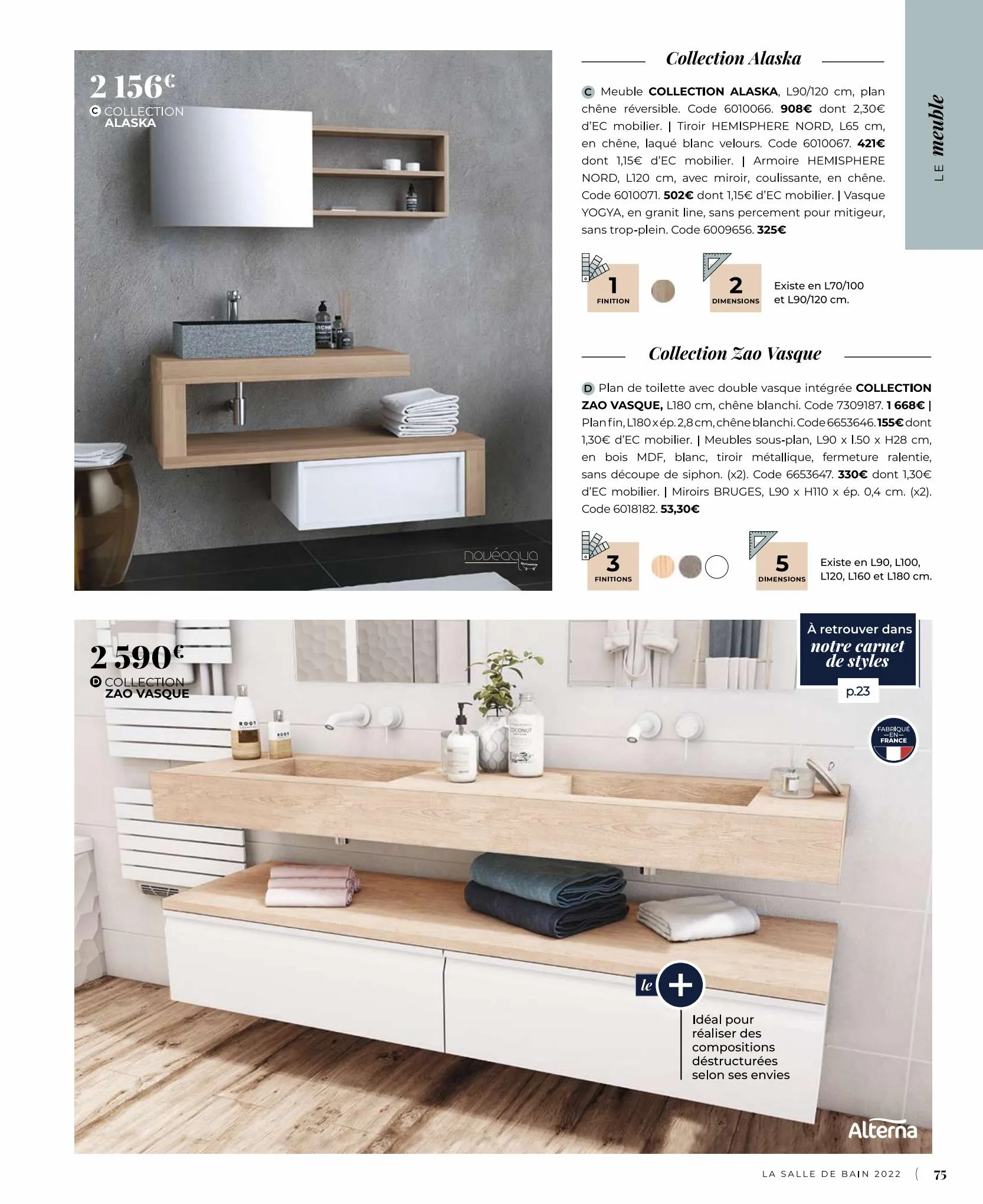 Catalogue Catalogue salle de bain, page 00075