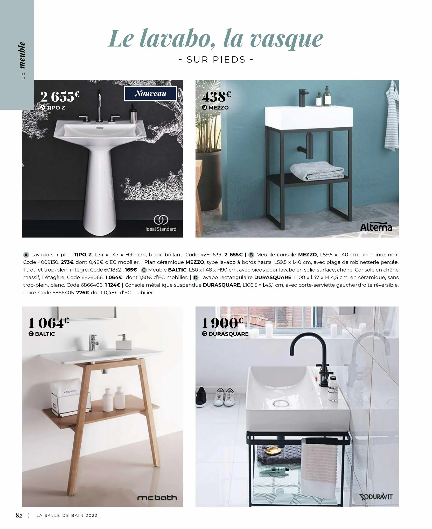 Catalogue Catalogue salle de bain, page 00082