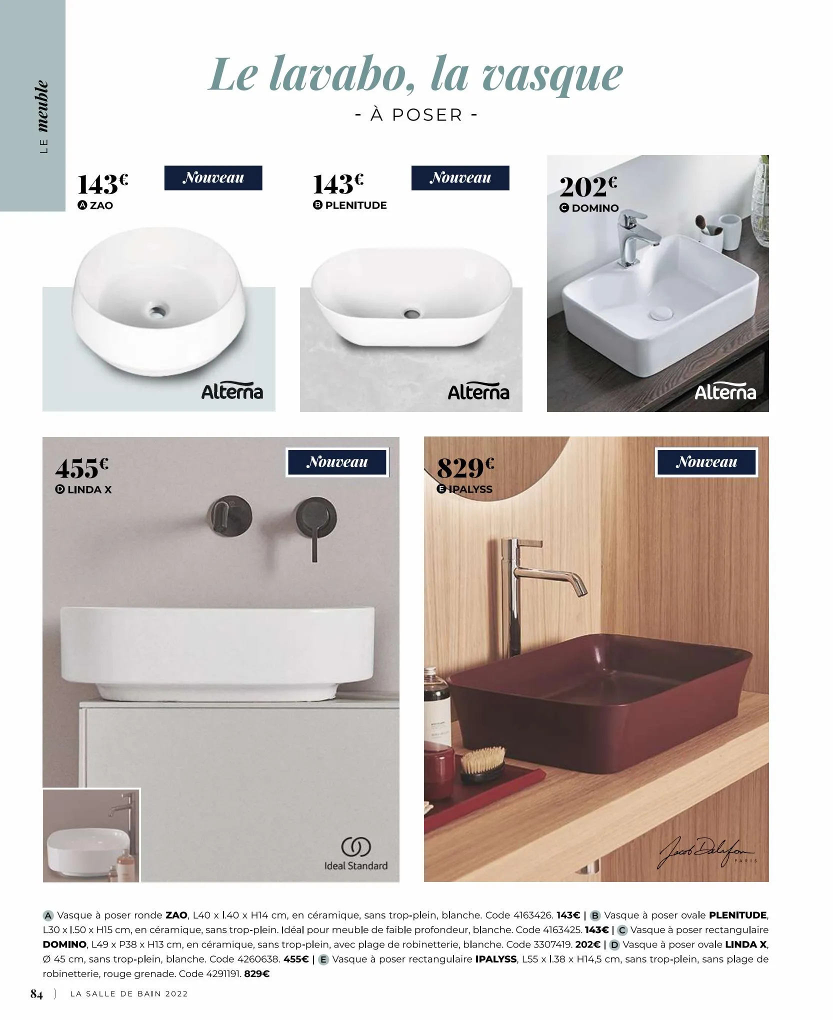 Catalogue Catalogue salle de bain, page 00084