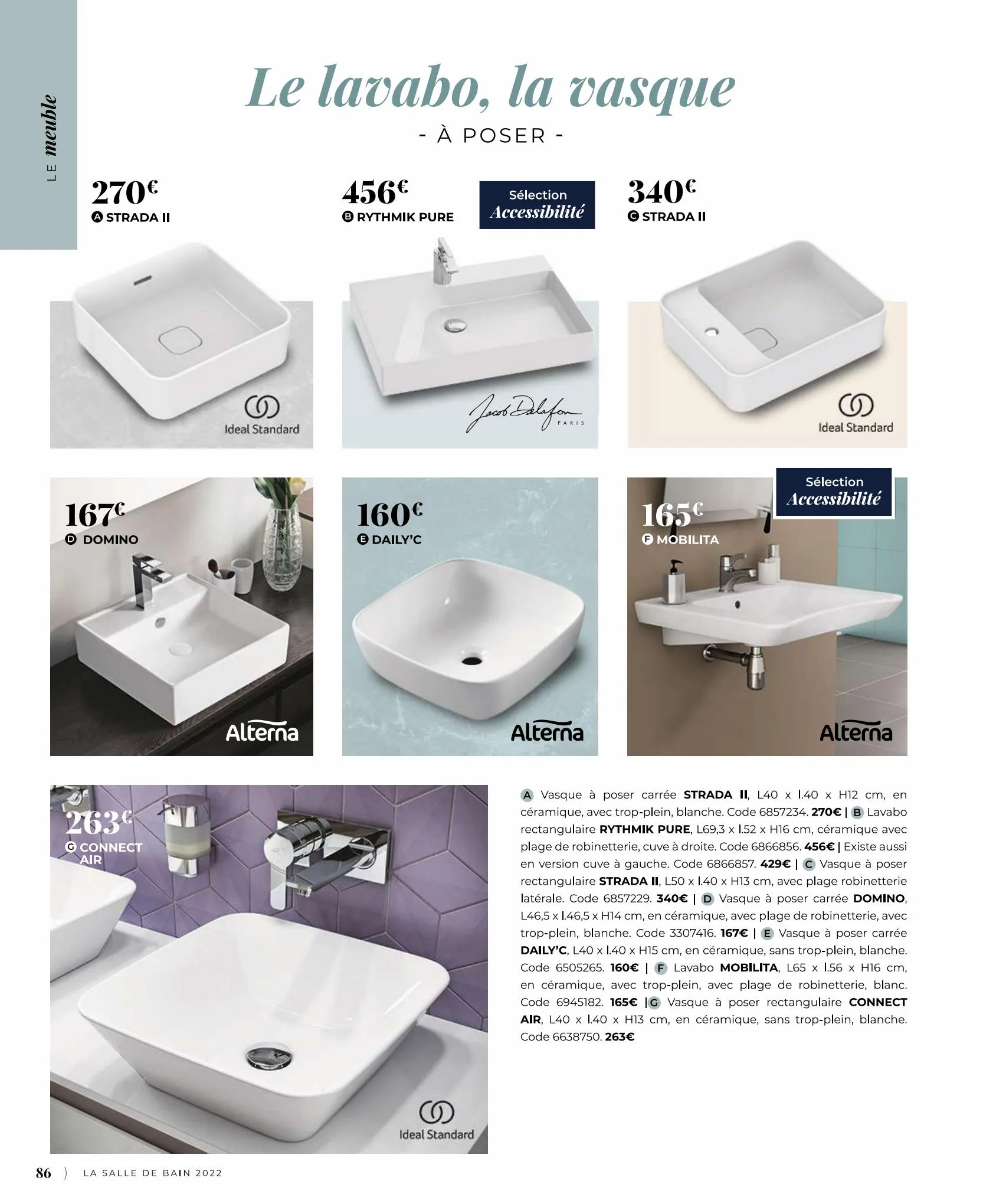 Catalogue Catalogue salle de bain, page 00086