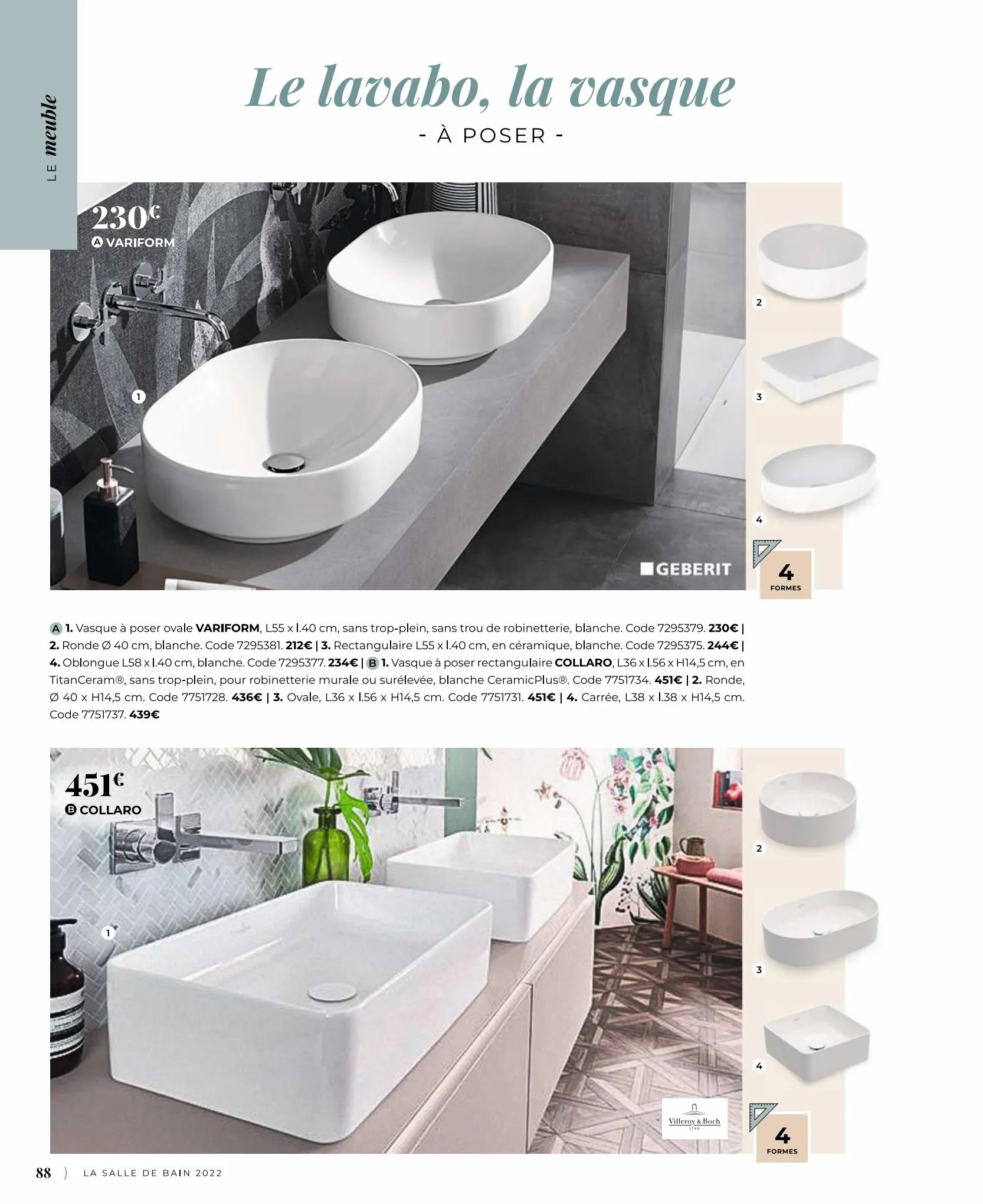 Catalogue Catalogue salle de bain, page 00088