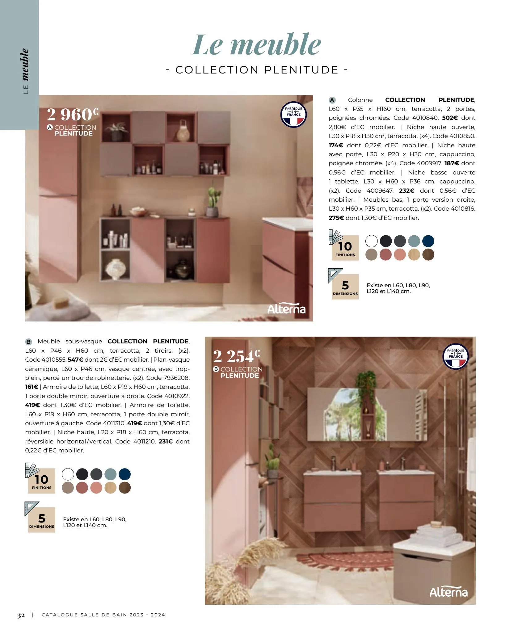 Catalogue Catalogue Salle de bain 2023, page 00032