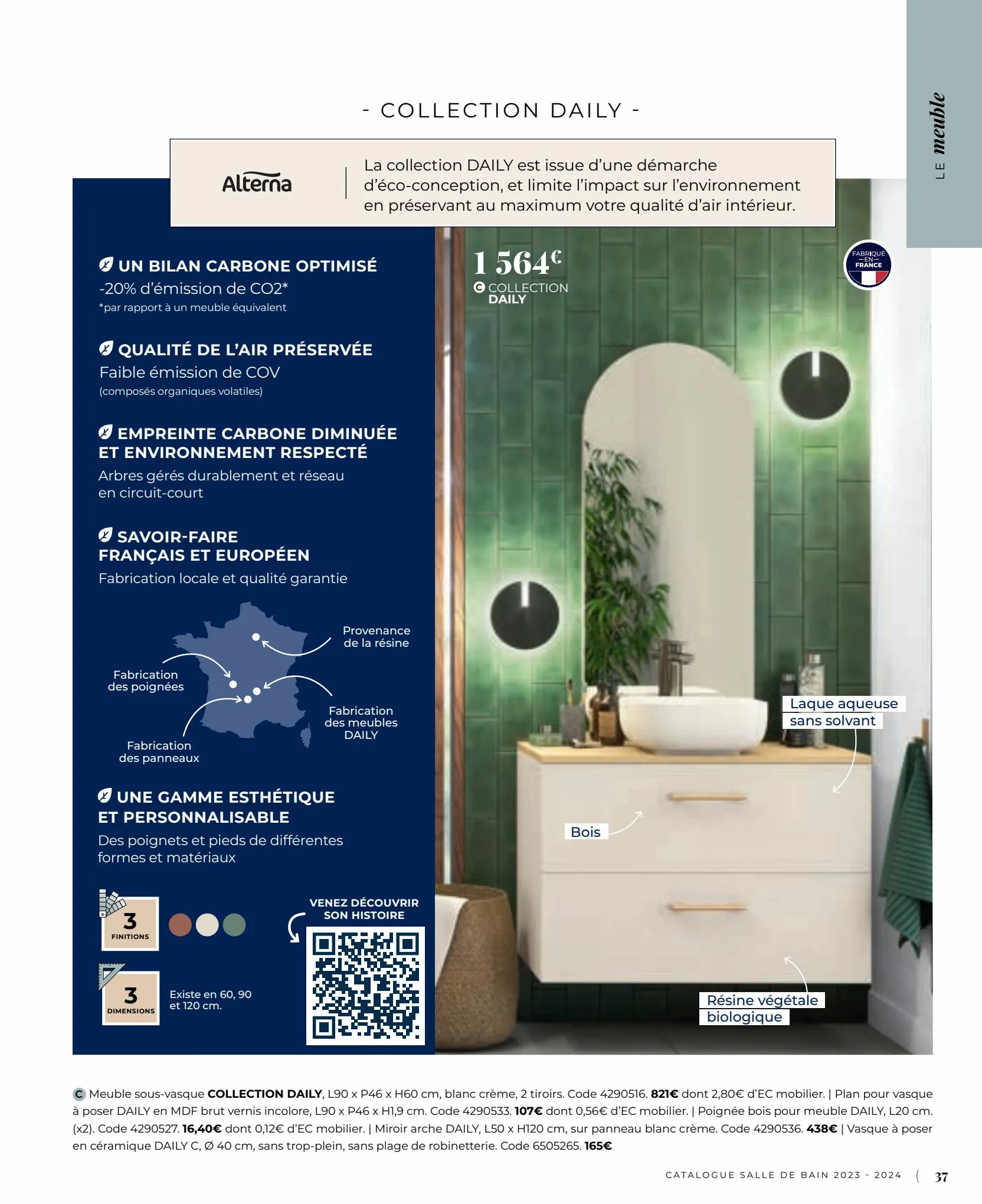 Catalogue Catalogue Salle de bain 2023, page 00037
