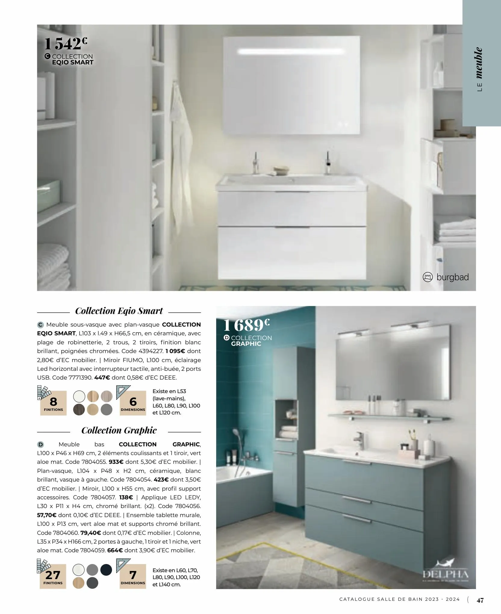 Catalogue Catalogue Salle de bain 2023, page 00047