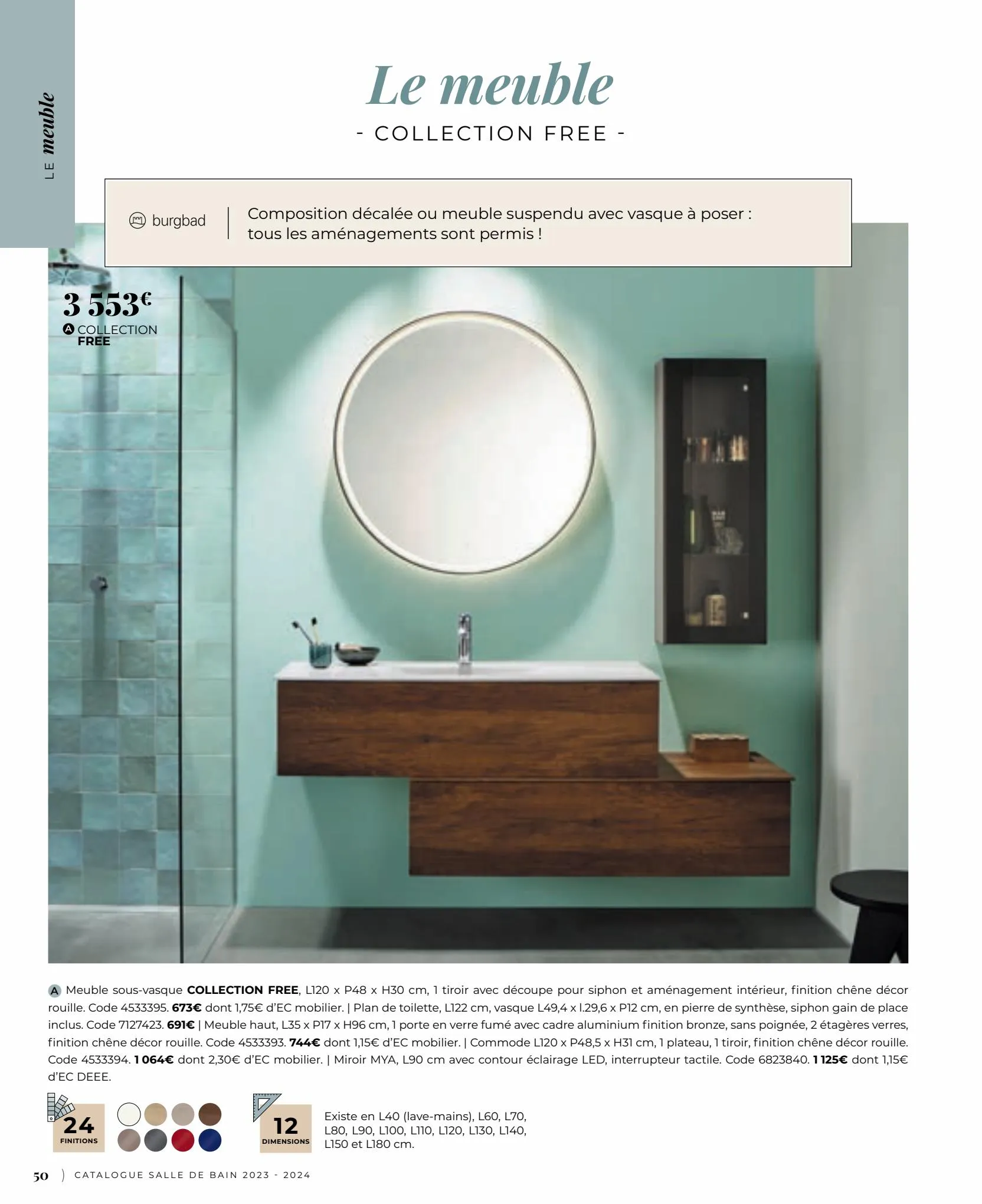 Catalogue Catalogue Salle de bain 2023, page 00050