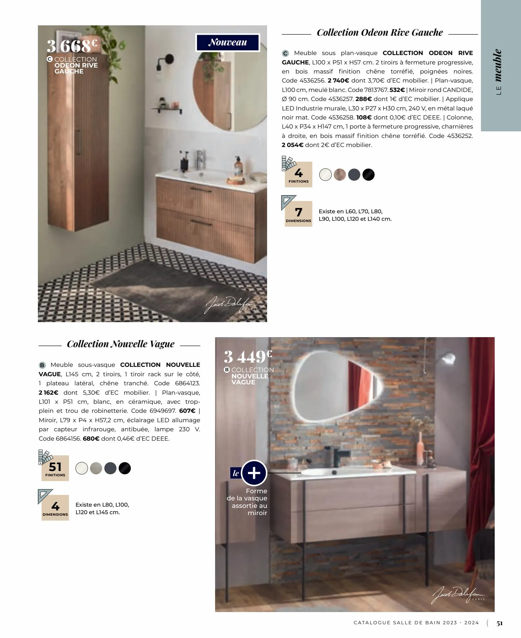 Catalogue Catalogue Salle de bain 2023, page 00051