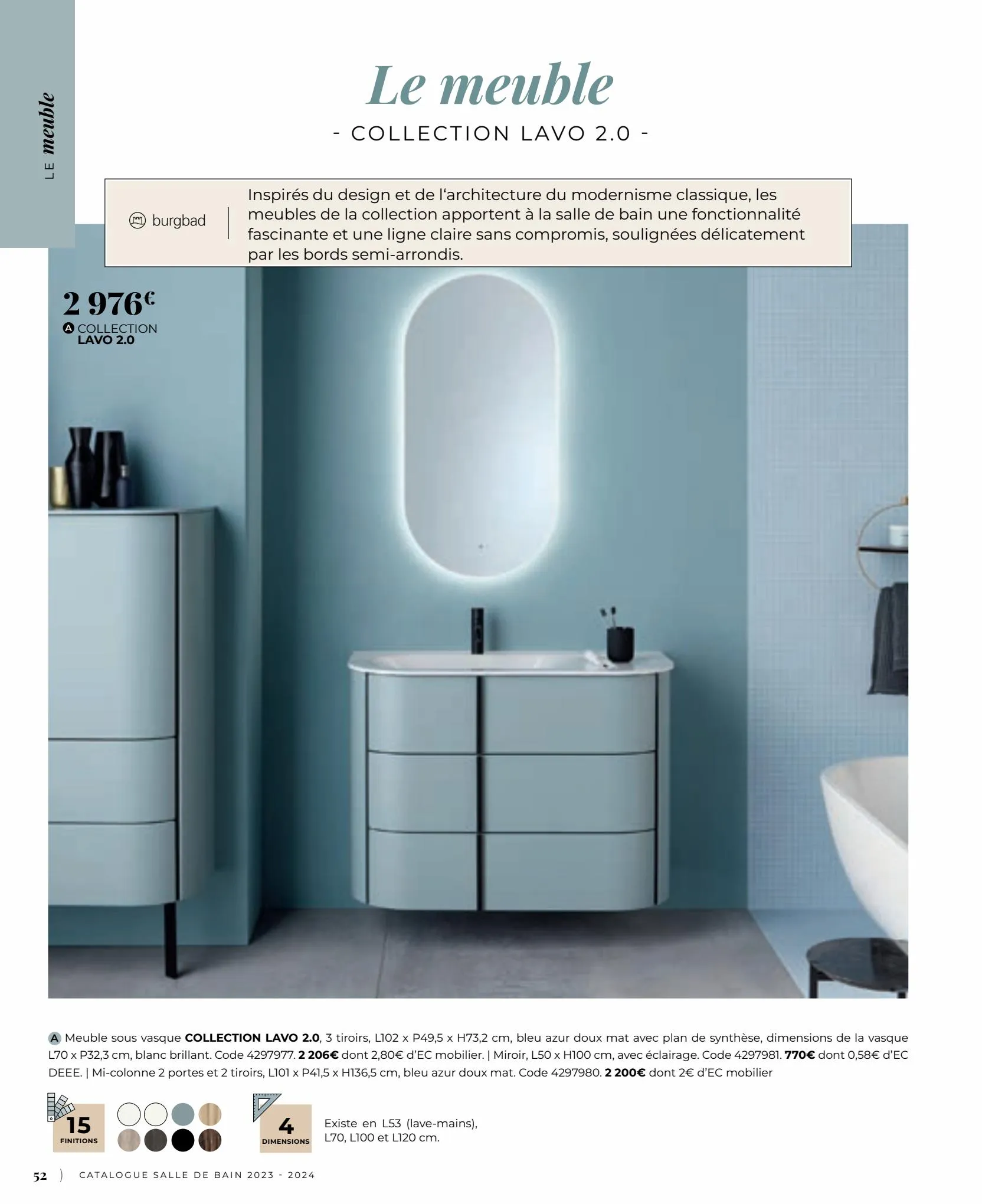 Catalogue Catalogue Salle de bain 2023, page 00052