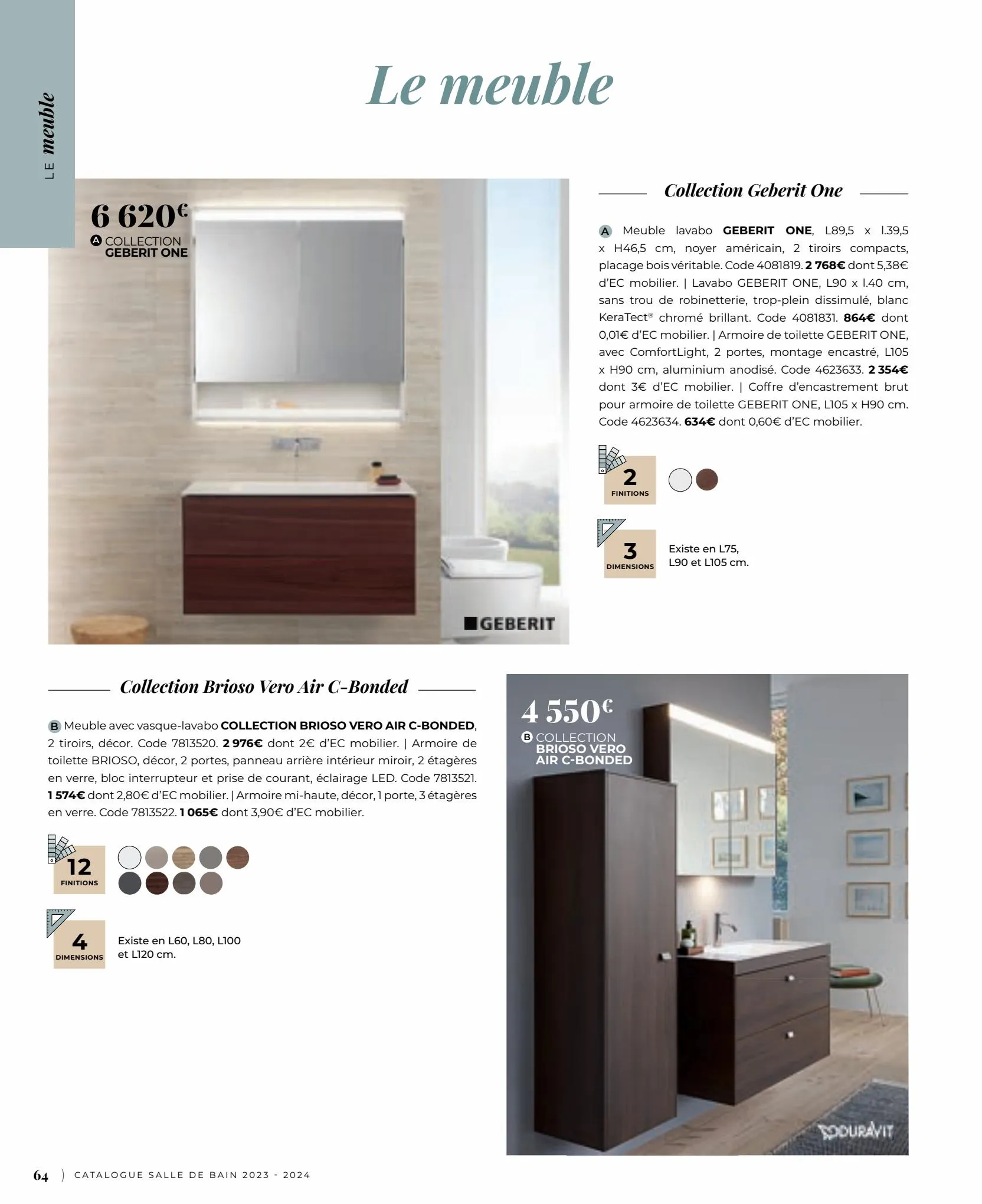 Catalogue Catalogue Salle de bain 2023, page 00064