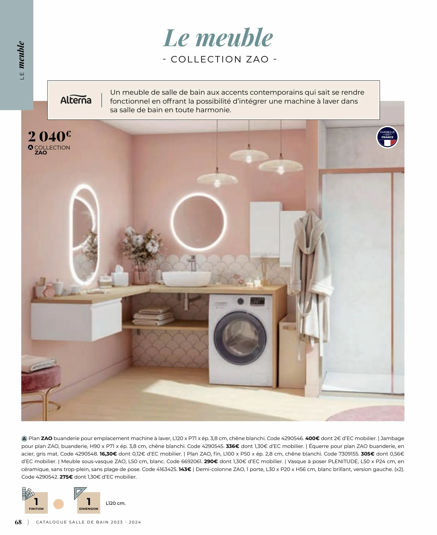 Catalogue Catalogue Salle de bain 2023, page 00068