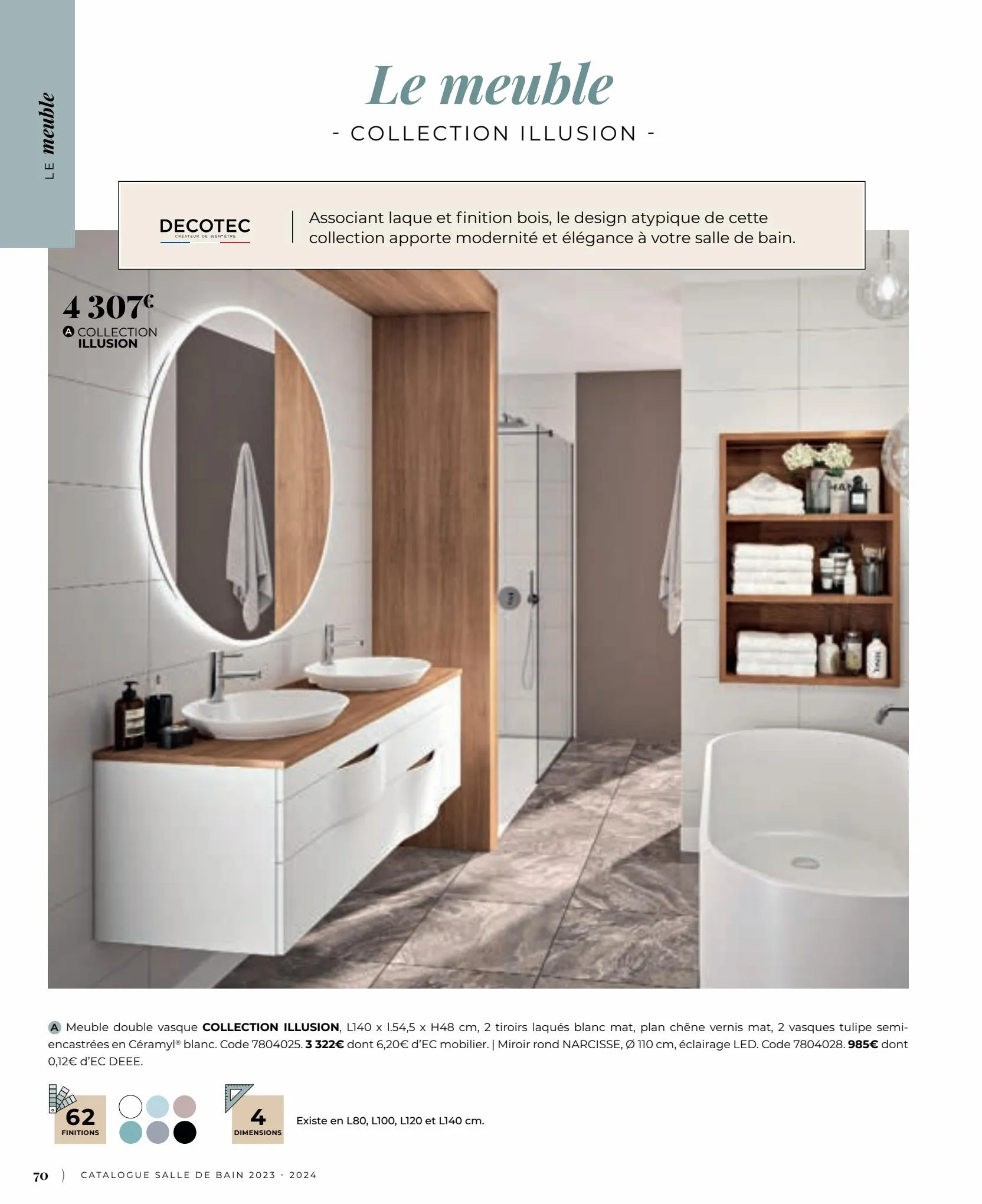 Catalogue Catalogue Salle de bain 2023, page 00070
