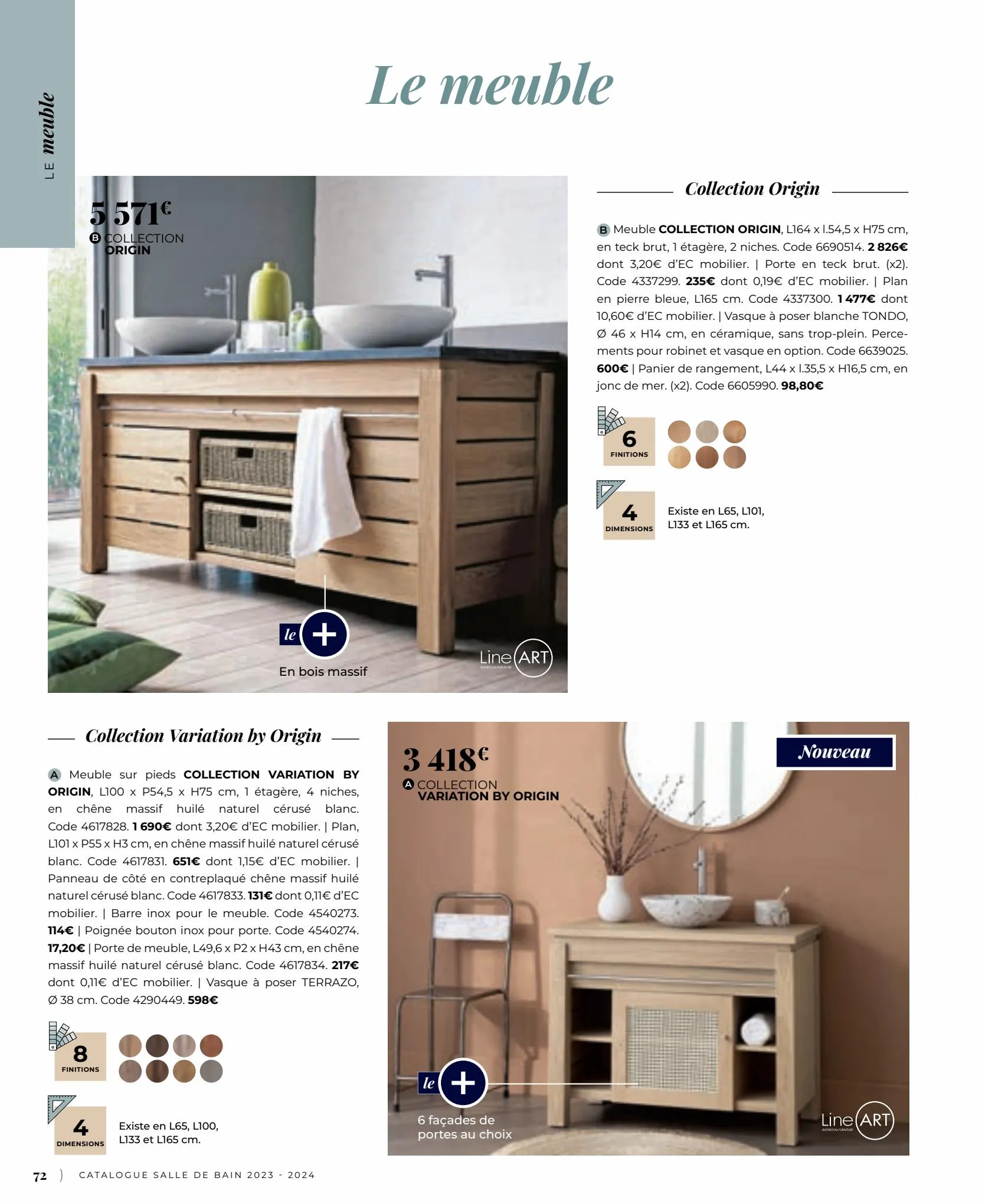 Catalogue Catalogue Salle de bain 2023, page 00072
