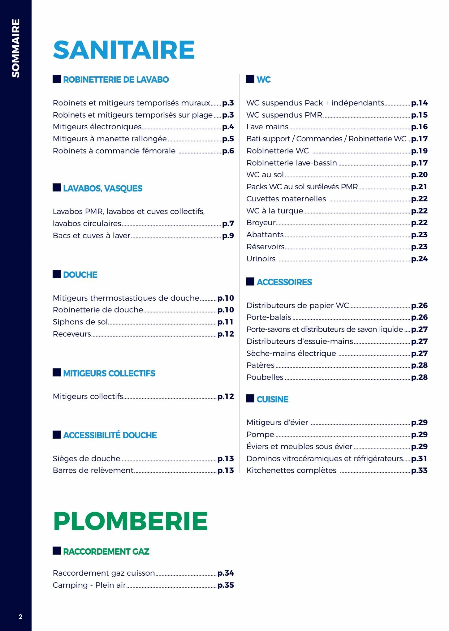 Catalogue Nouveau Catalogue CEDEO dédié aux sanitaires des collectivités, page 00002