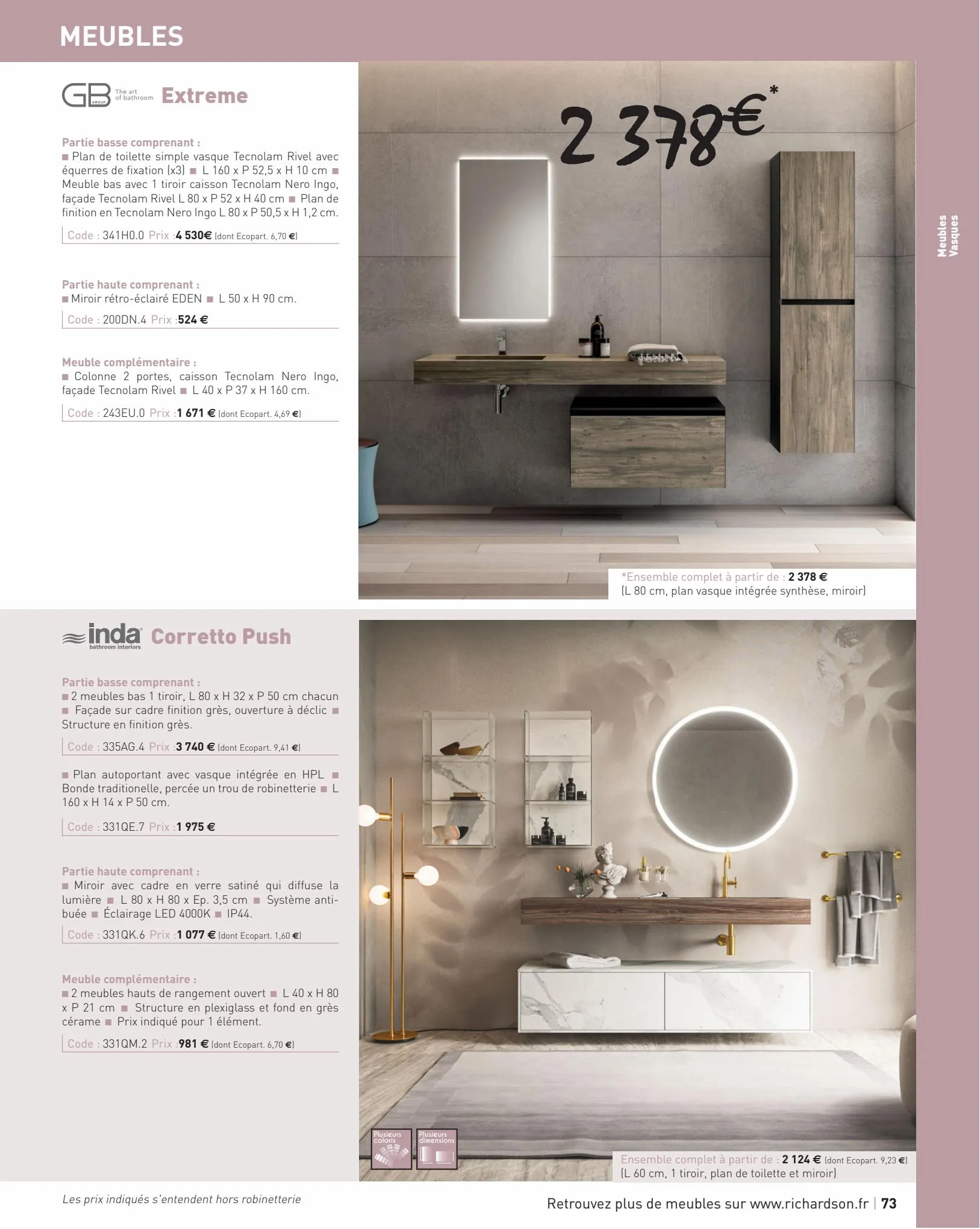 Catalogue Salle de Bains & Carrelage, page 00075