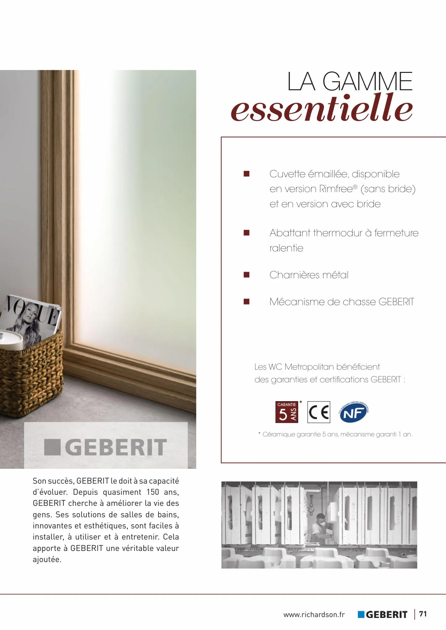 Catalogue Collections Exclusives et Carrelage 2022, page 00071