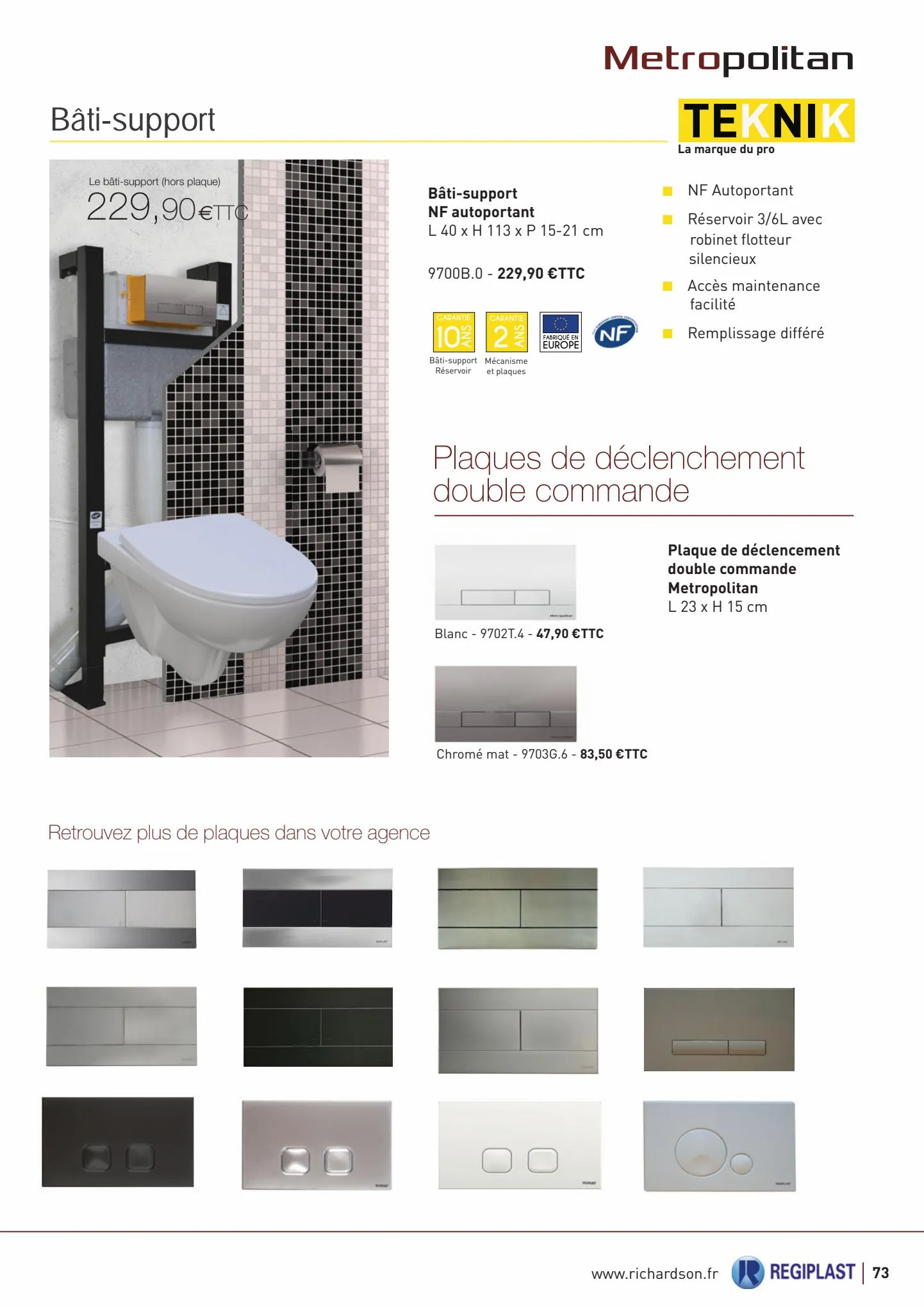 Catalogue Collections Exclusives et Carrelage 2022, page 00073