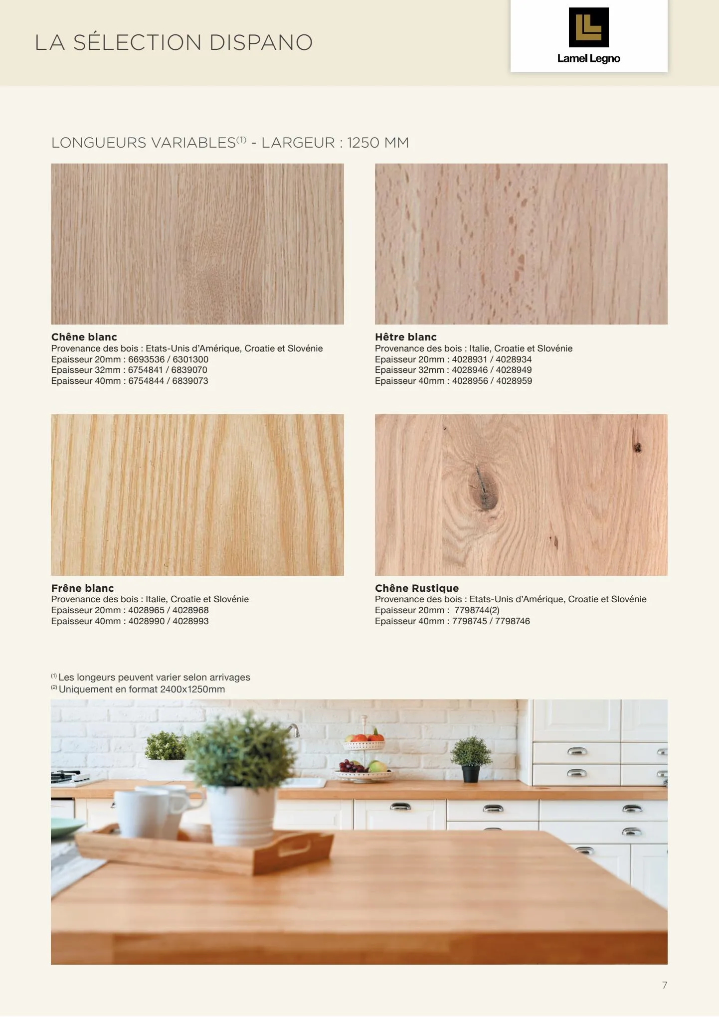 Catalogue Bois massifs, page 00007