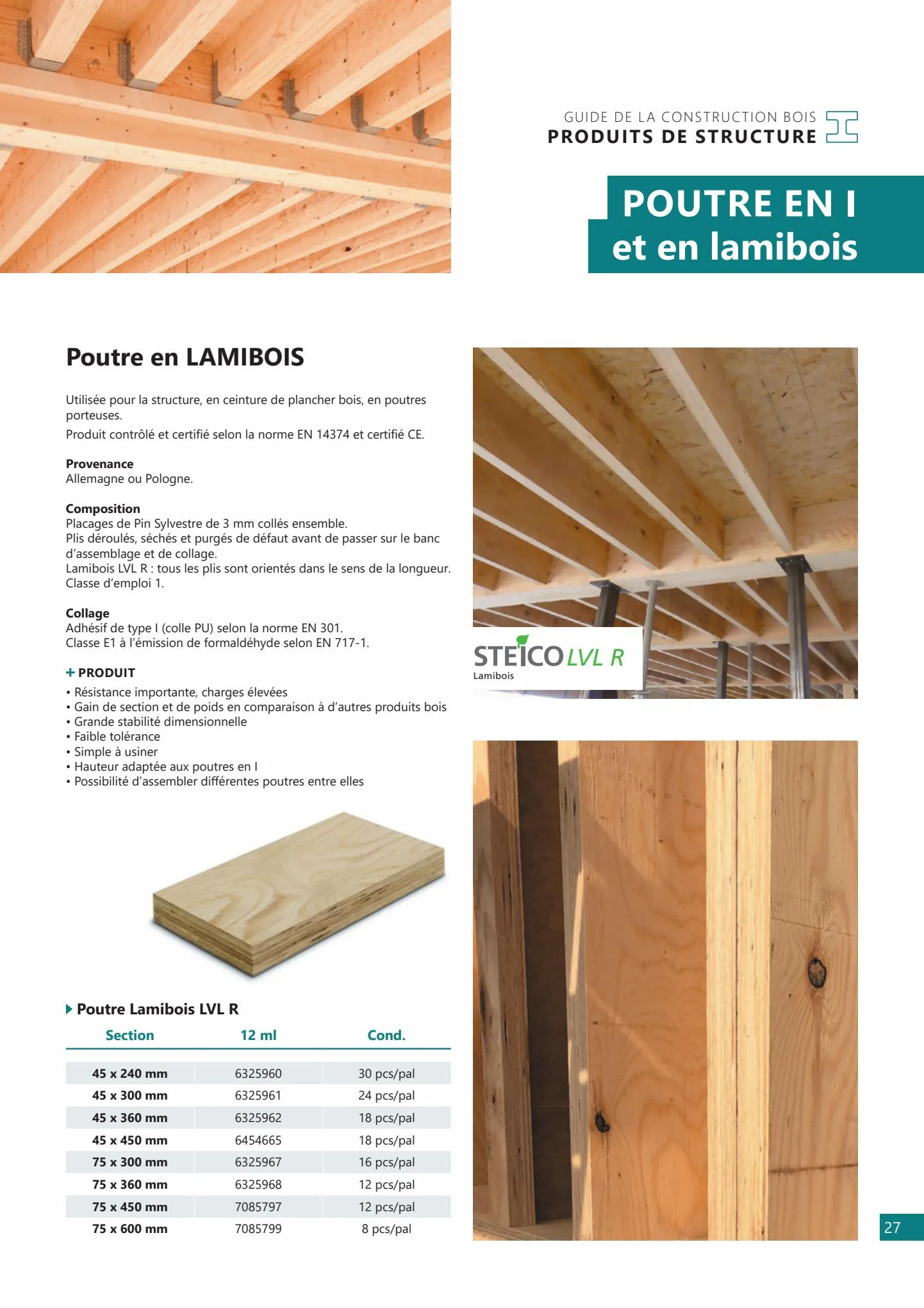 Catalogue Guide de la Construction Bois !, page 00027