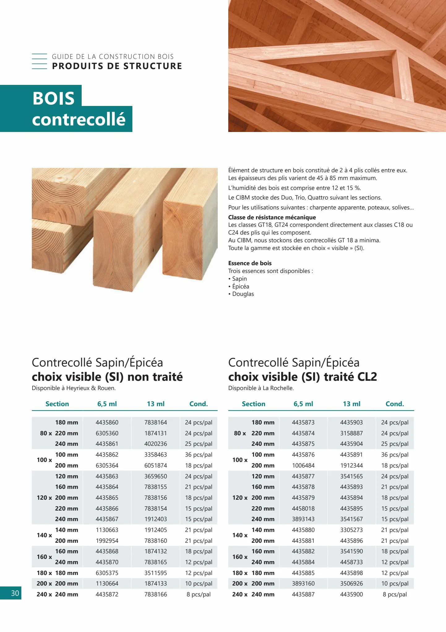 Catalogue Guide de la Construction Bois !, page 00030