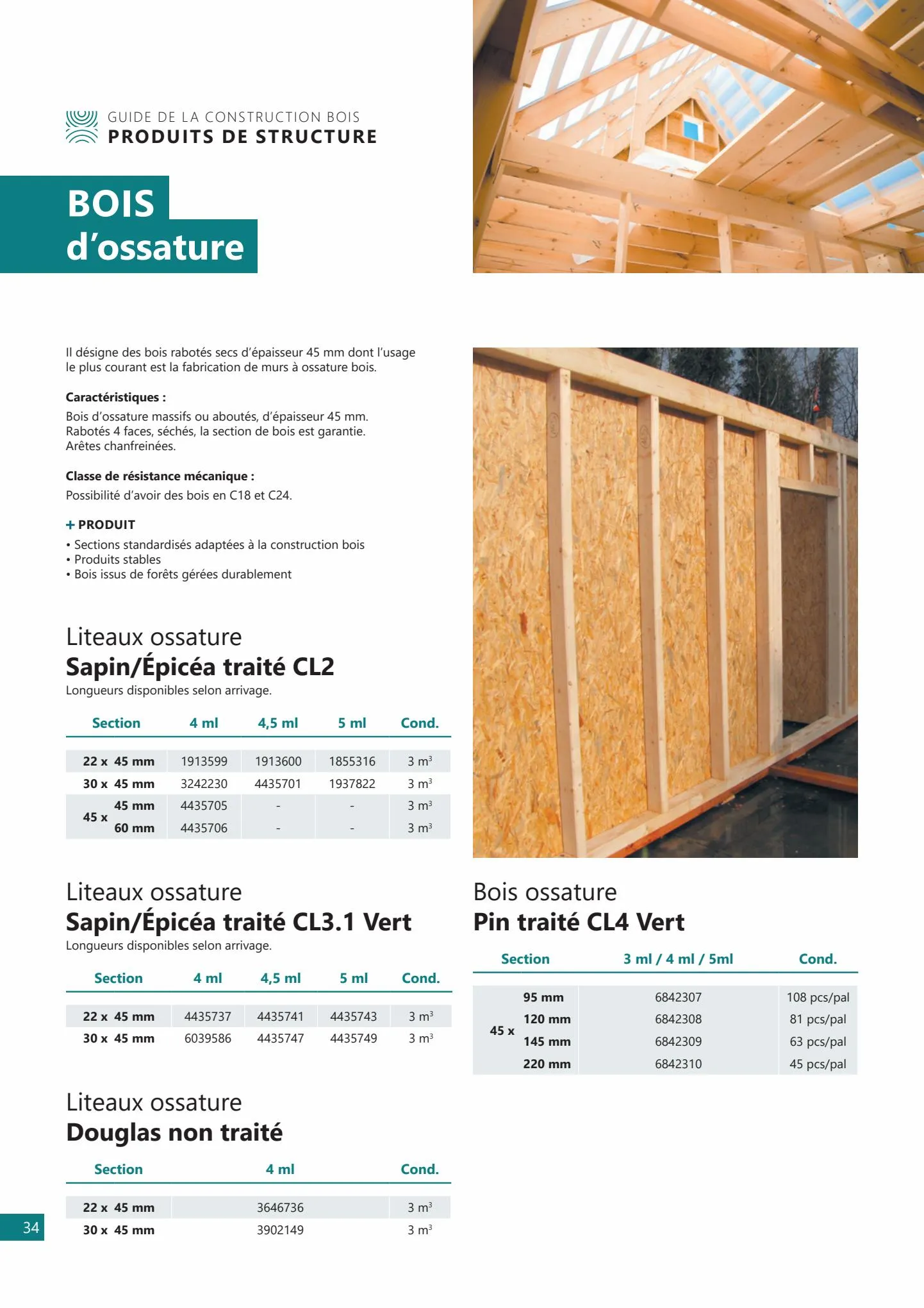 Catalogue Guide de la Construction Bois !, page 00034