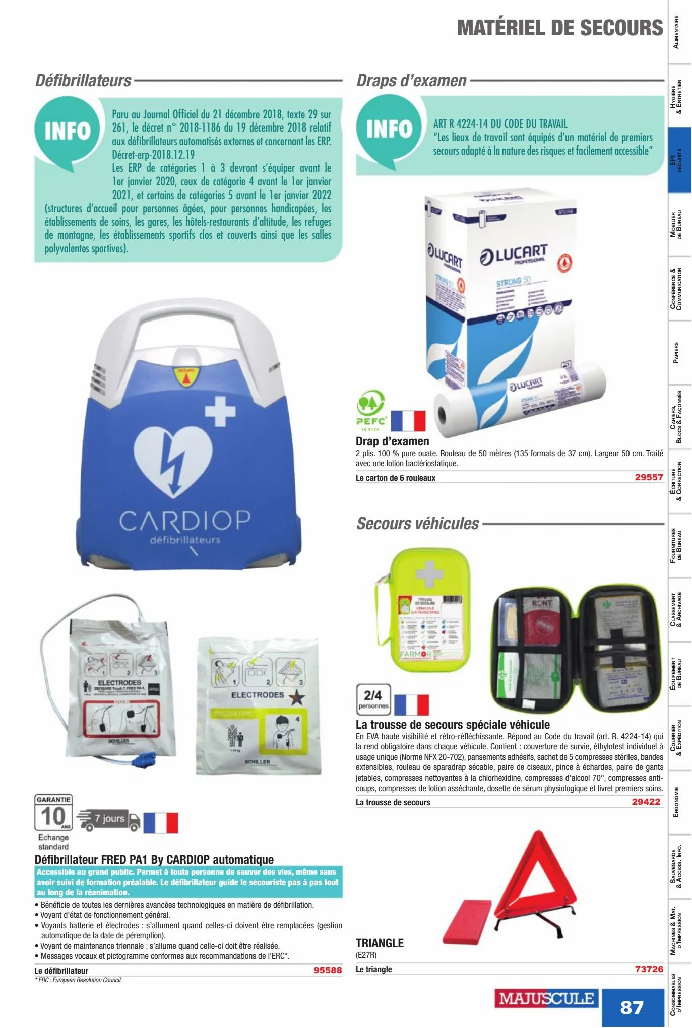 Catalogue Catalogue Fournitures aux Entreprises 2022, page 00089