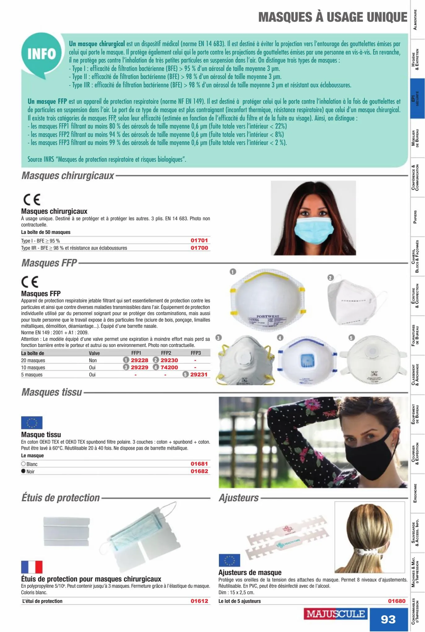 Catalogue Catalogue Fournitures aux Entreprises 2022, page 00095