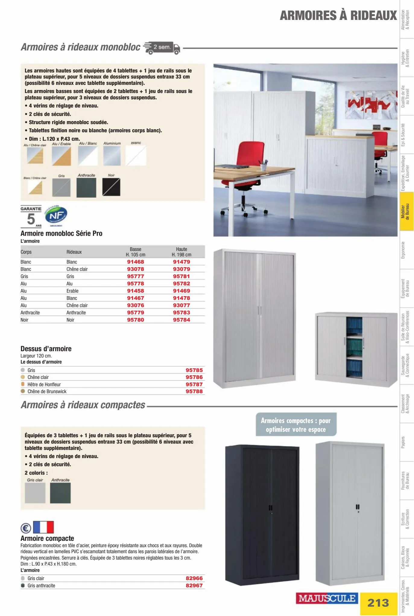 Catalogue Fournitures aux Entreprises 2023, page 00215