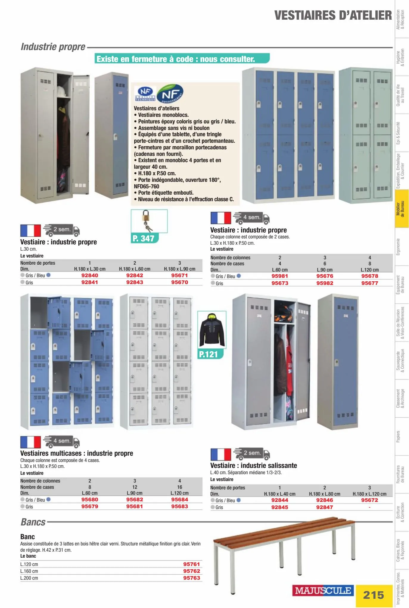 Catalogue Fournitures aux Entreprises 2023, page 00217