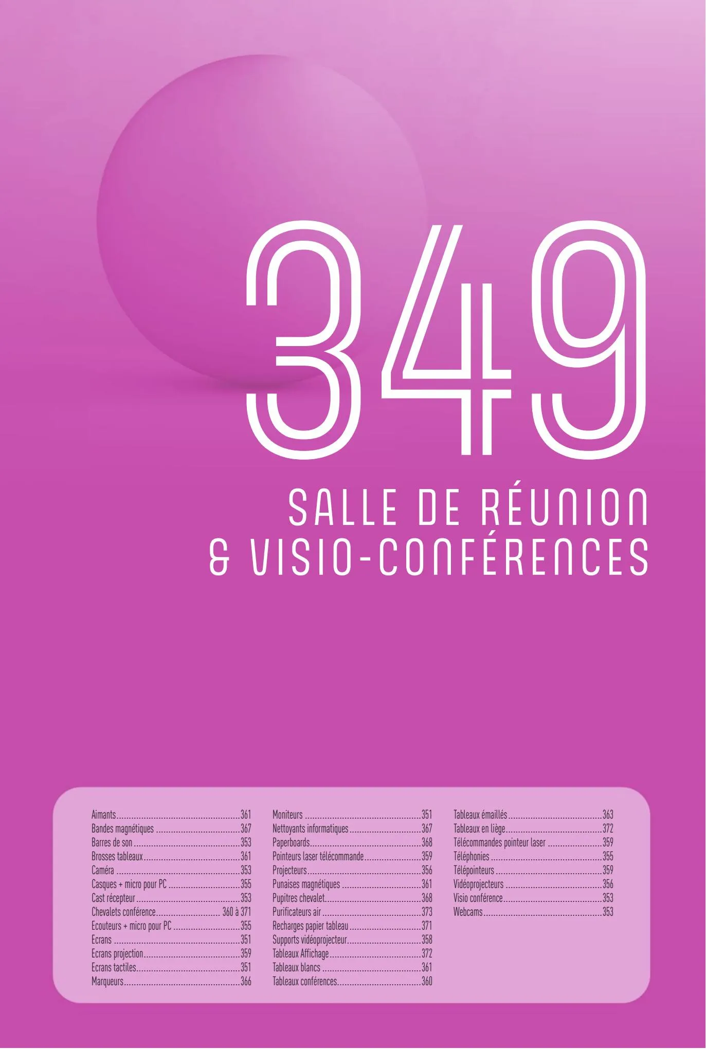 Catalogue Fournitures aux Entreprises 2023, page 00351