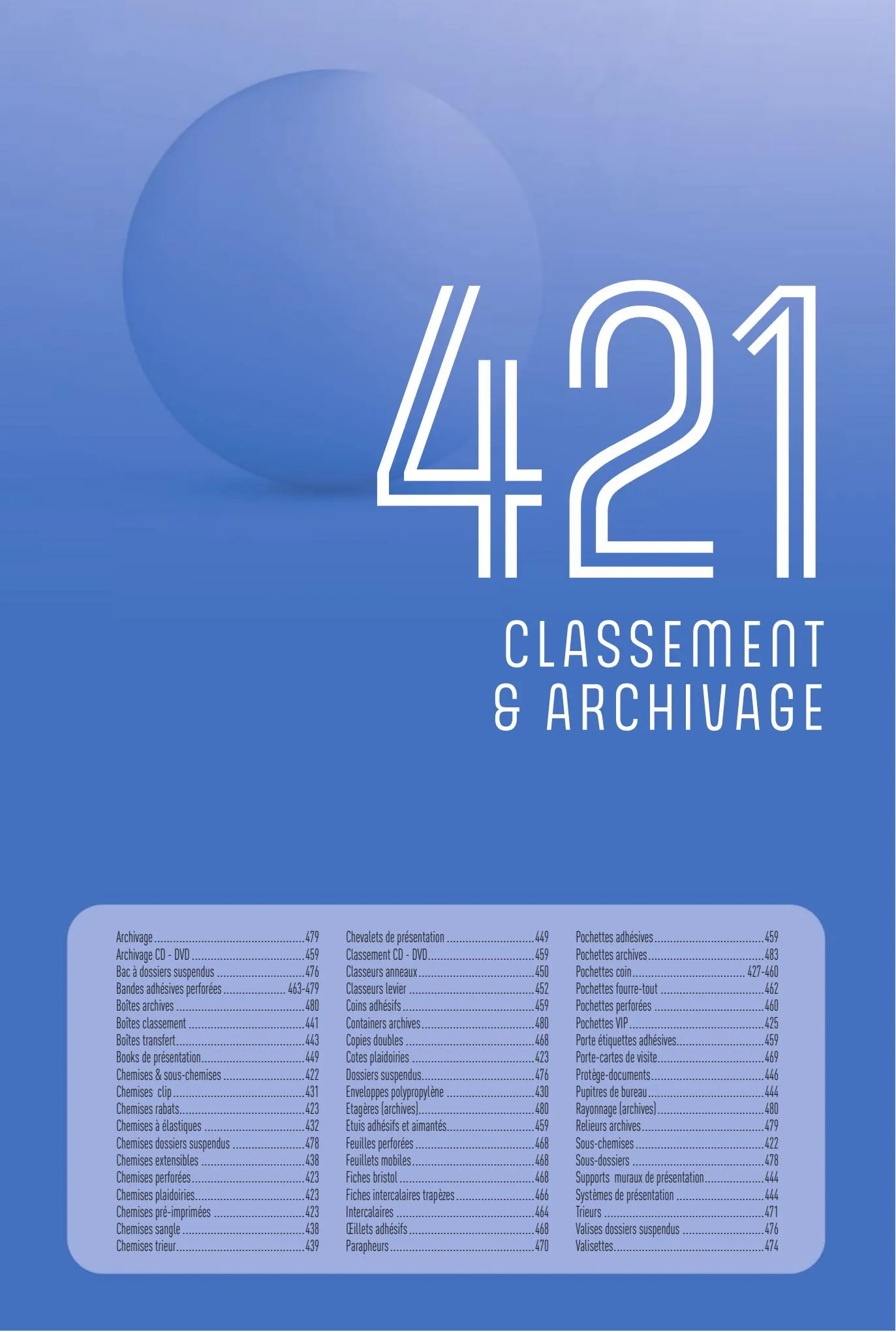 Catalogue Fournitures aux Entreprises 2023, page 00423