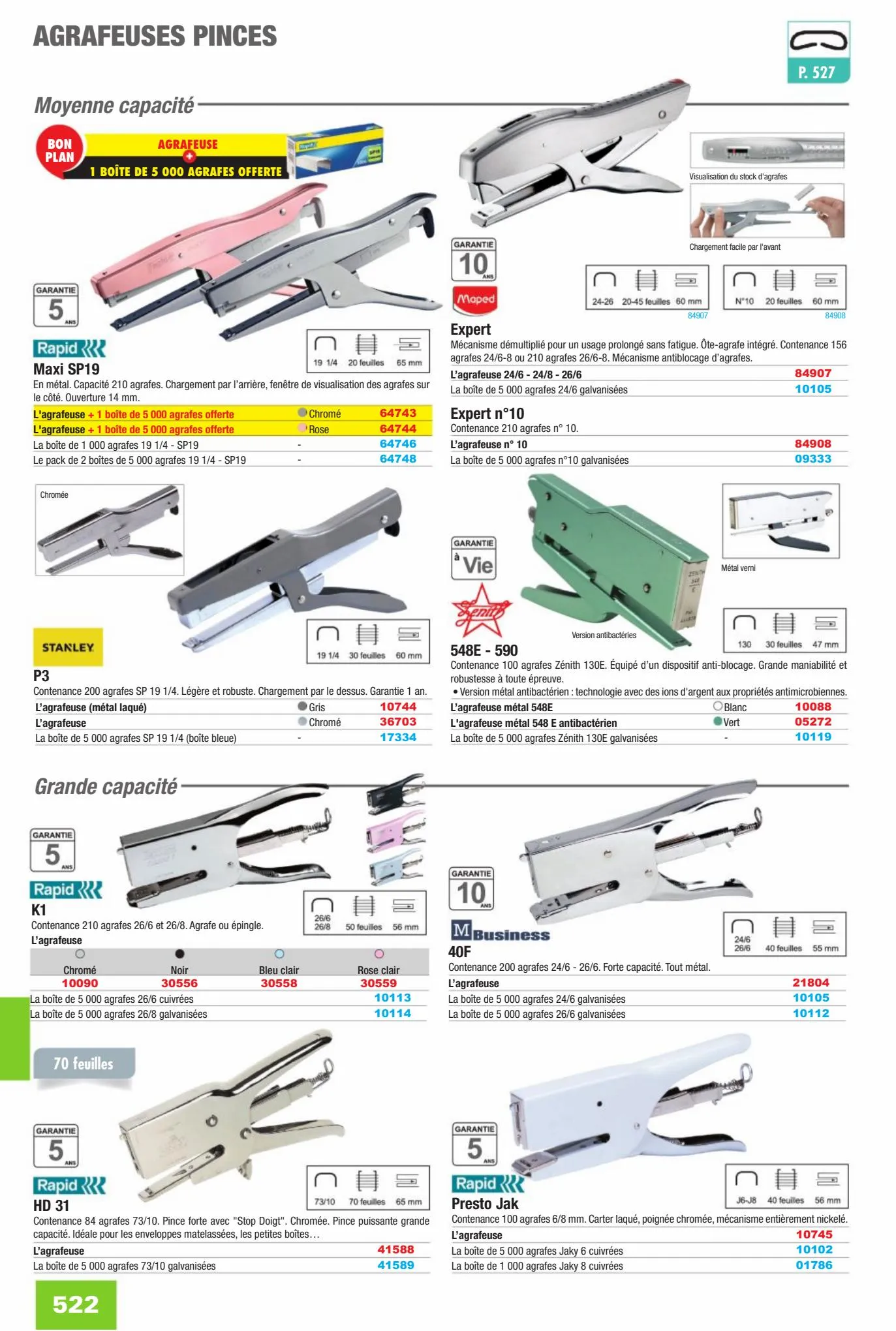 Catalogue Fournitures aux Entreprises 2023, page 00524