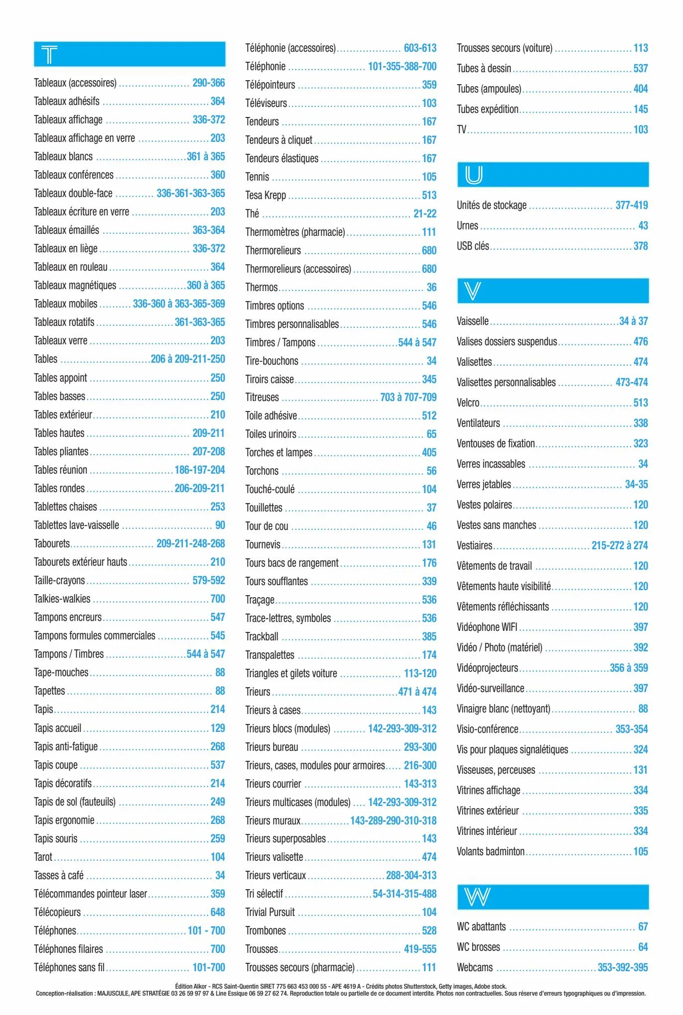 Catalogue Fournitures aux Entreprises 2023, page 00726