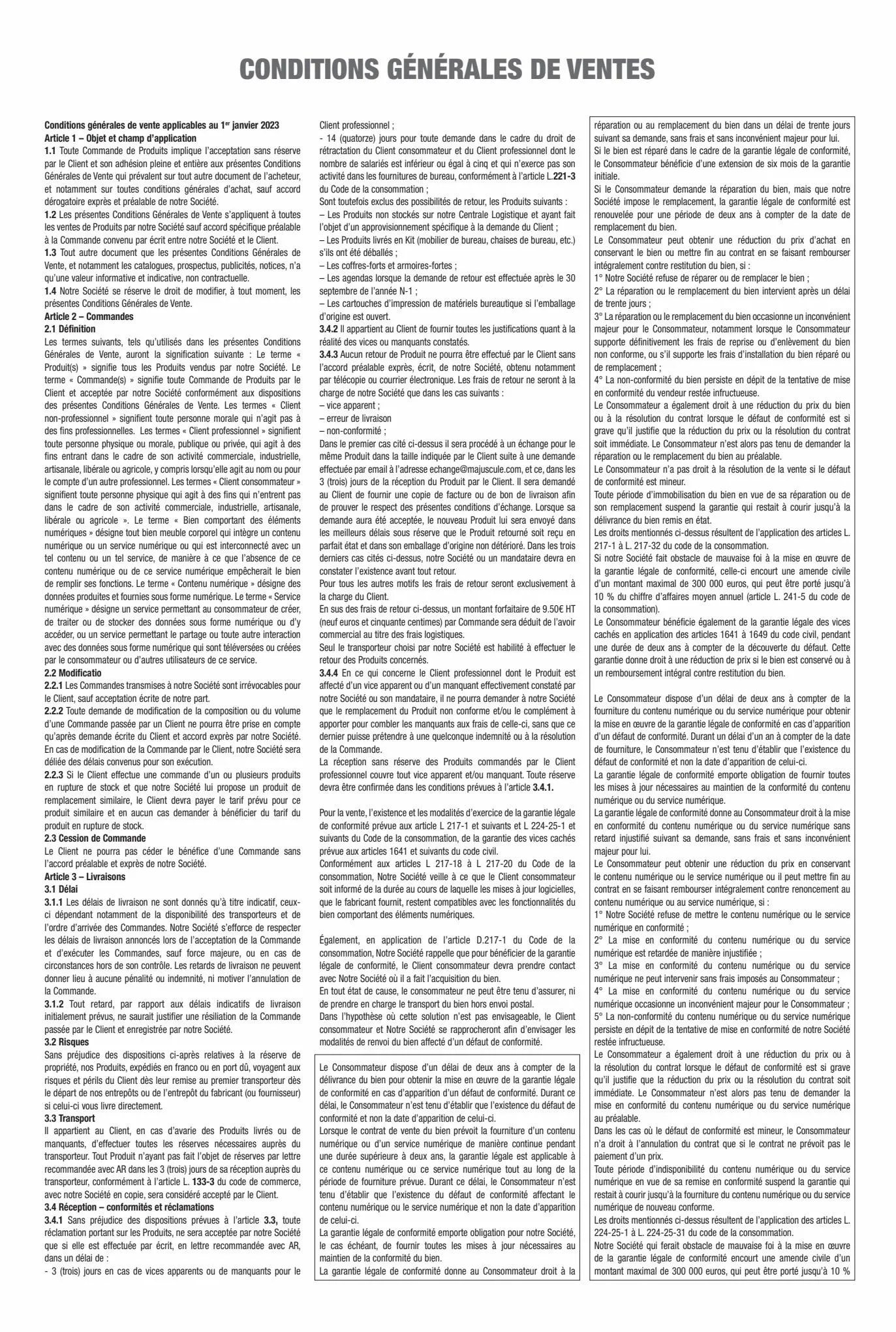 Catalogue Fournitures aux Entreprises 2023, page 00728