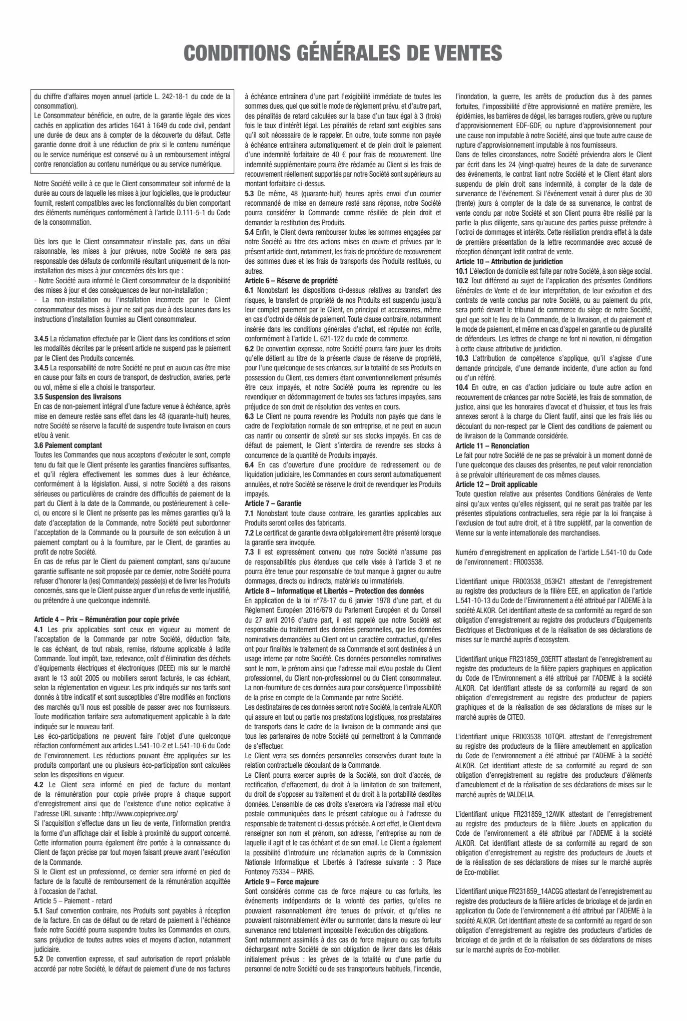Catalogue Fournitures aux Entreprises 2023, page 00729