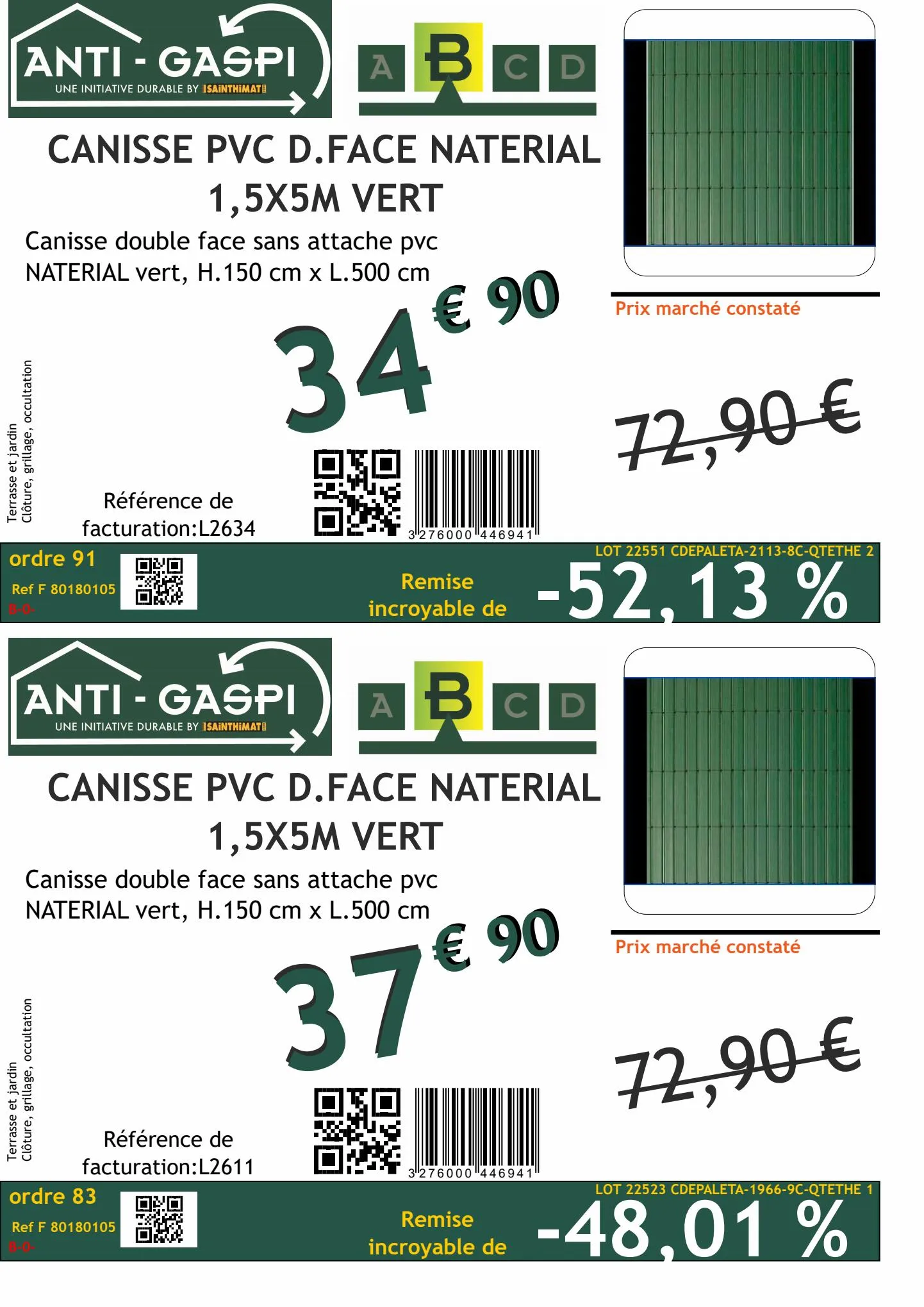 Catalogue CANISSES PVC - BOIS, page 00003