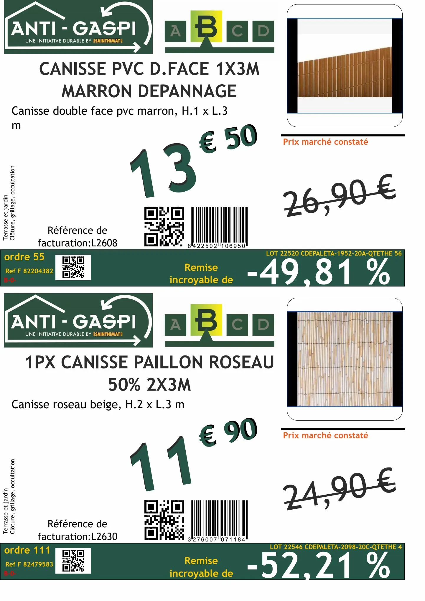 Catalogue CANISSES PVC - BOIS, page 00007
