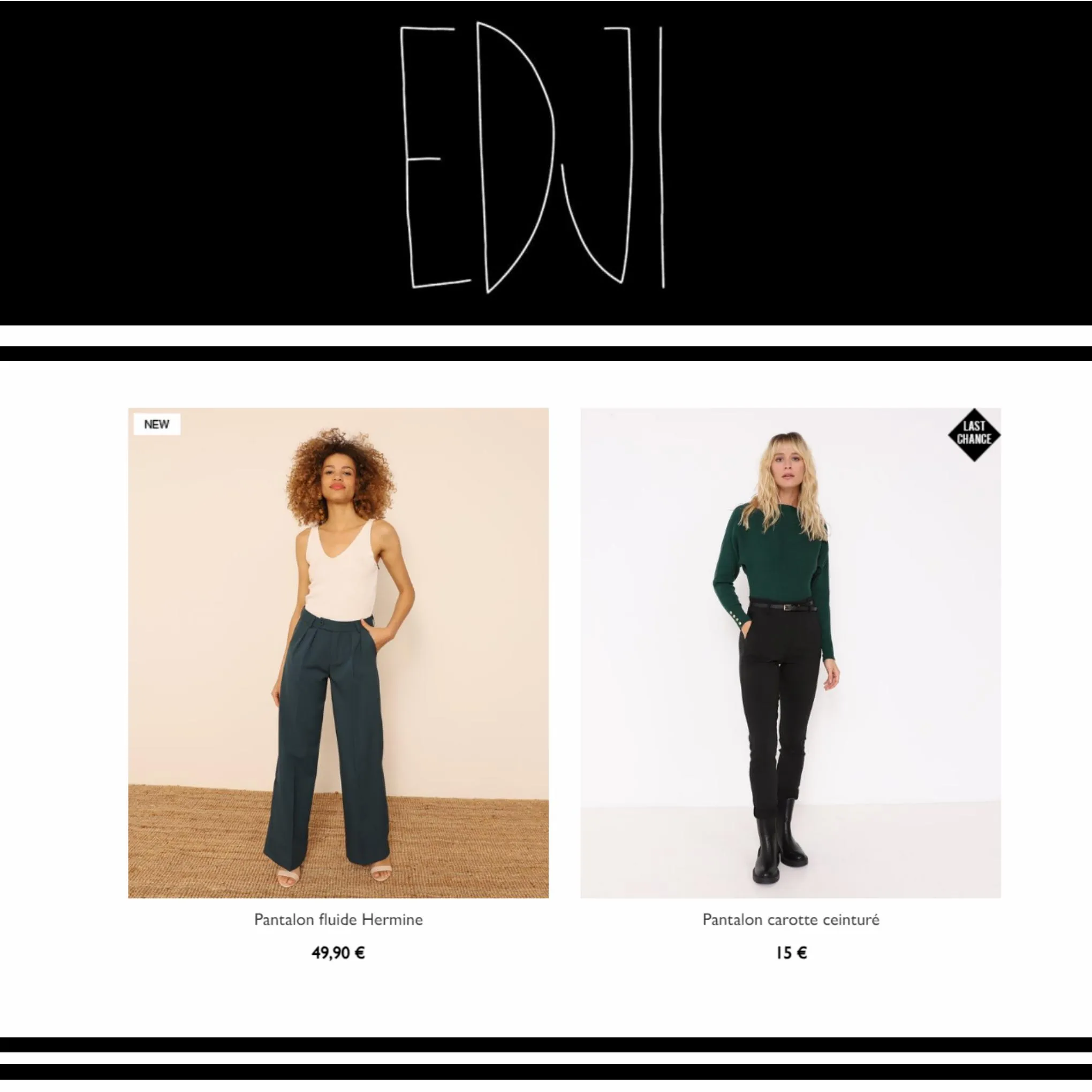 Catalogue Edji Pantalons & Jeans, page 00009