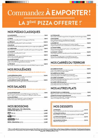 Promos de Restaurants à Marseille | Tablapizza Carte sur Tablapizza | 17/11/2022 - 31/12/2022