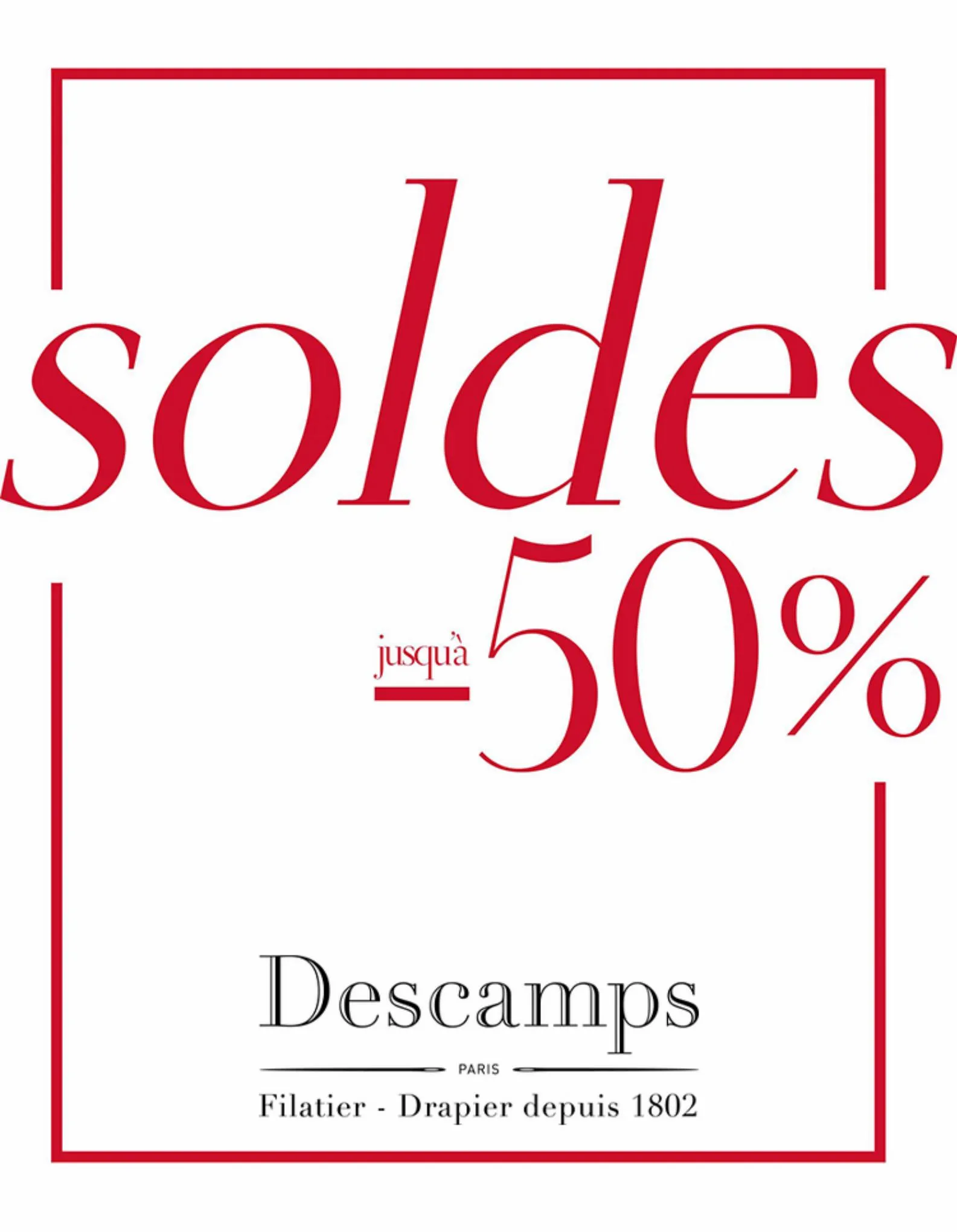 Catalogue SOLDES : JUSQU'À -50% !, page 00001