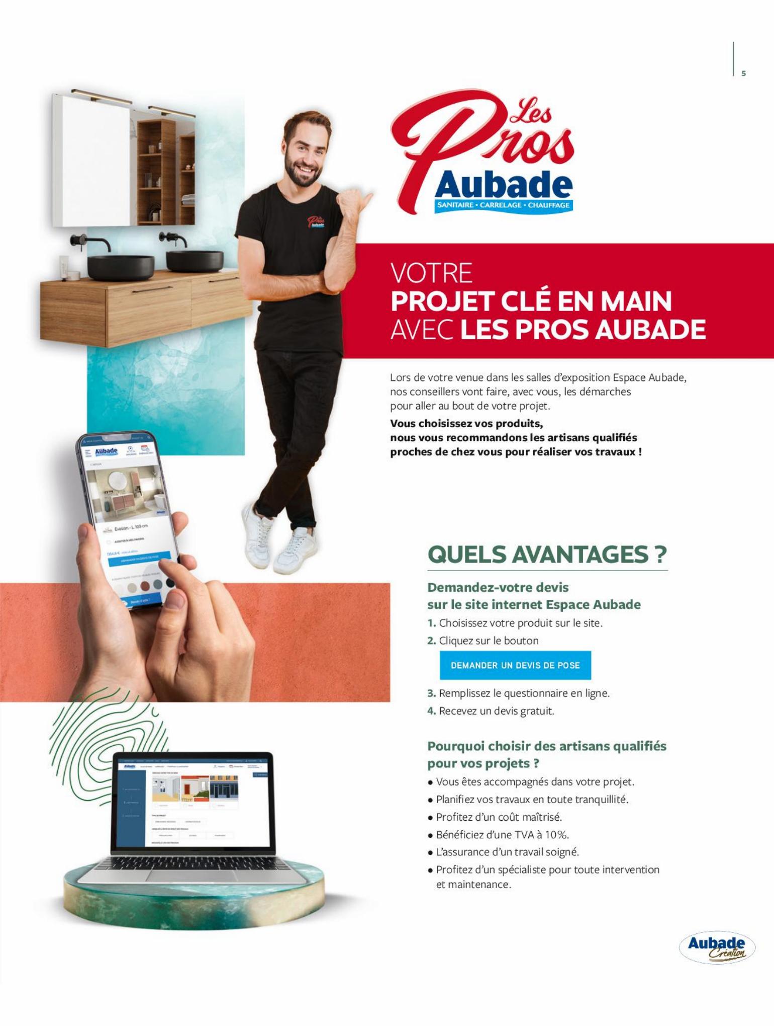 Consultez les catalogues Espace Aubade en ligne Soyez