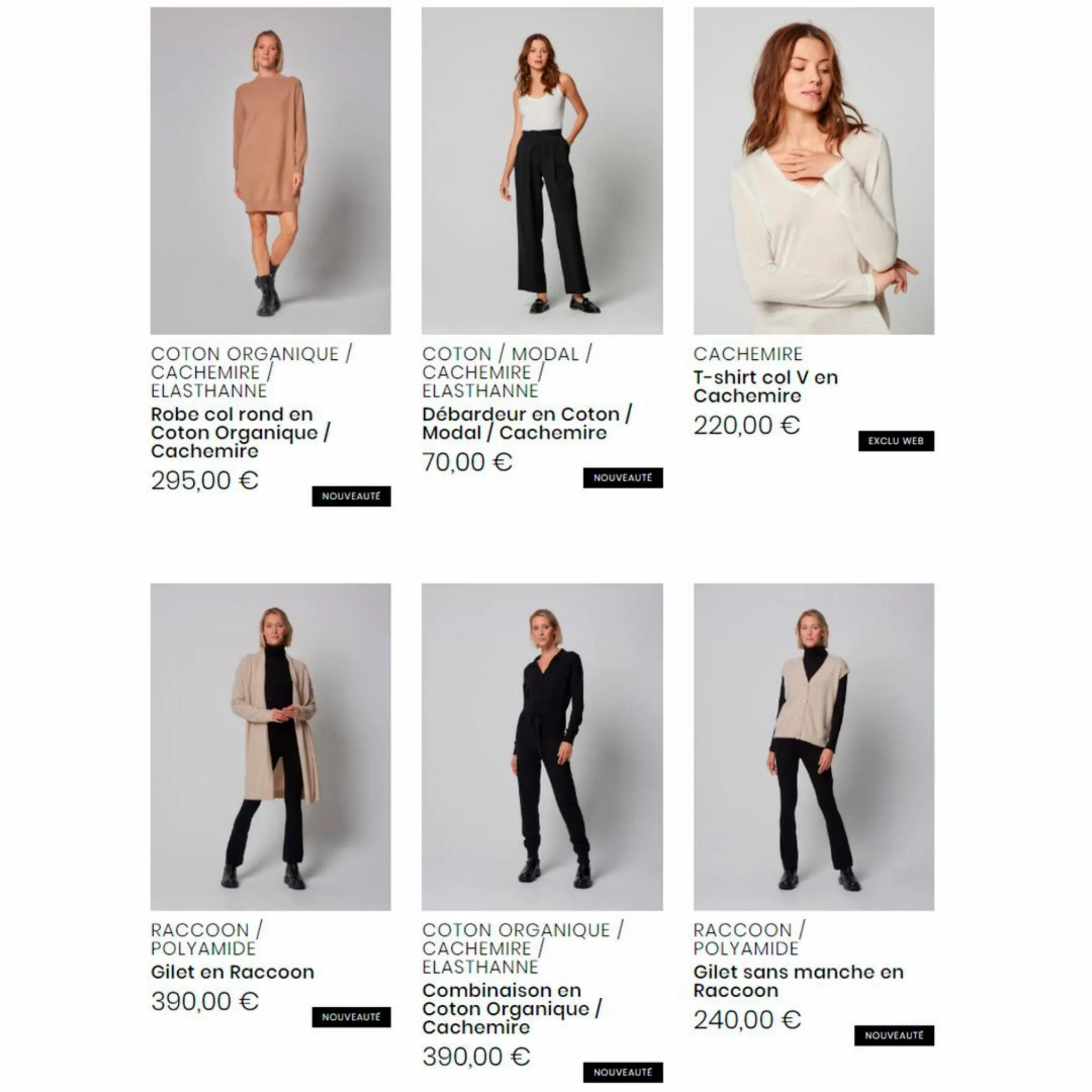 Catalogue Nouvelle collection pour femme, page 00002