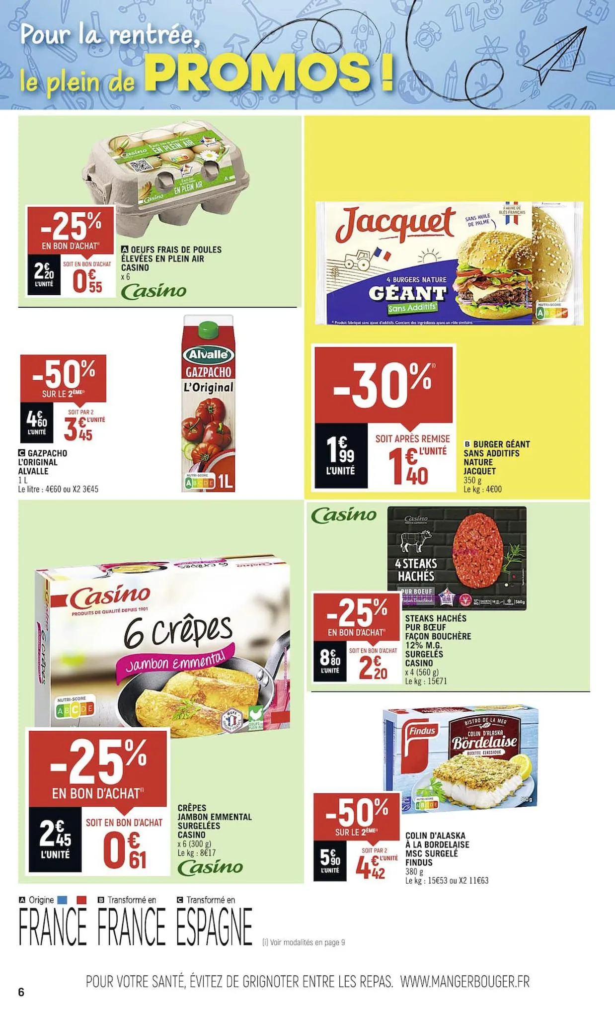 Catalogue -68% SUR LE 2ÈME EN BON D'ACHAT, page 00006